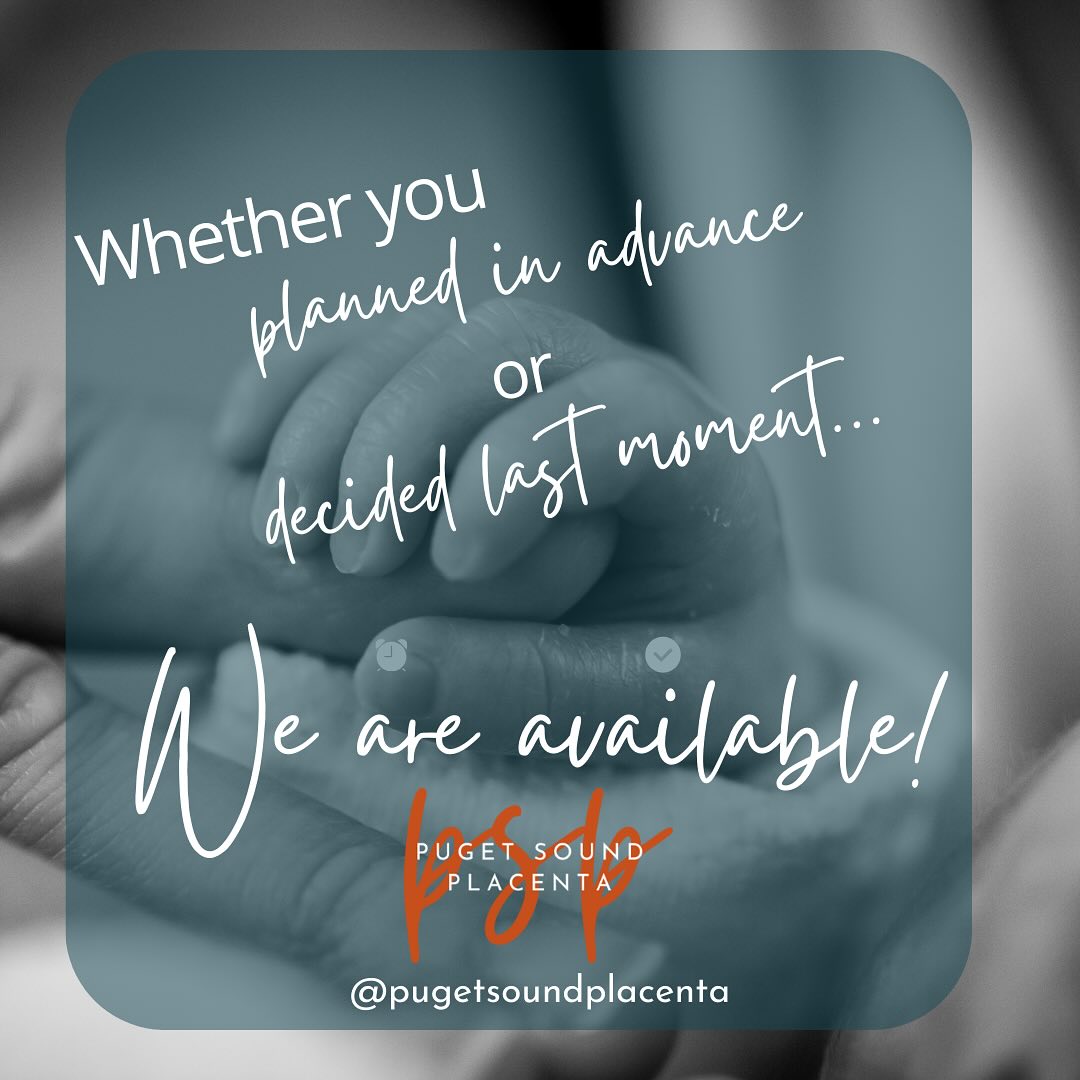 Babies have their own schedule! And whether you got signing up checked off your todo list before your baby arrived, or your little arrived before you could… WE ARE AVAILABLE!
Visit the website at seattleplacenta.com and click ‘Get Started’.
We make this part of postpartum EASY!
Sign up is fast and easy!
#prepingforbaby #theforthtrimester #seattleplacenta #seattleplacentaencapsulation
#abetterpostpartum #letthejourneybegin #placentacapsules #placentaencapsulation #thisisyourpostpartum #tacomaplacentapills #tacomaplacentaencapsulation
