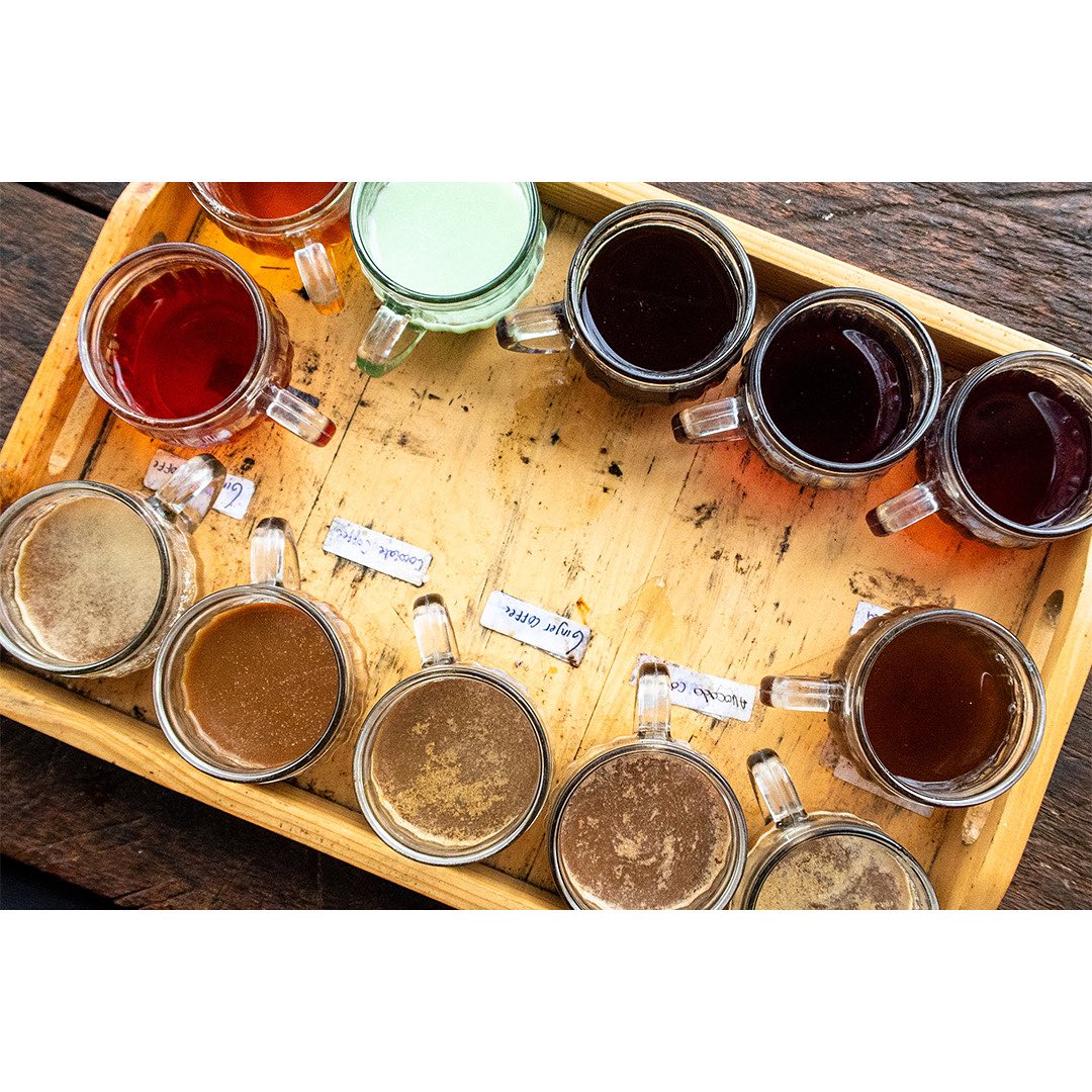 A colourful collection of organic coffees and teas from Wanagiri, Bali. Dec 2023.
.
.
.
.
#copiluwak #coffee #coffeeholic #coffeeaddict #coffeelover #tastycoffee #roastcoffee #coffeeplantation #coffeeplantationbali #travelbali #explorebali #bali2024 #vanillacoffee #avocadocoffee #ginsengcoffee #gingercoffee #coffeephotography