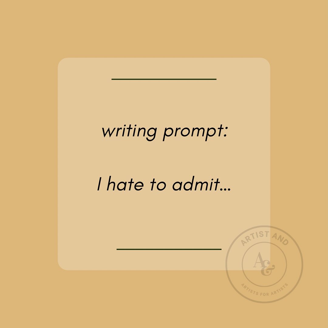 What came up for you? Share your words with us in the comments below!🫶🏼✨
#artistand #writingprompt