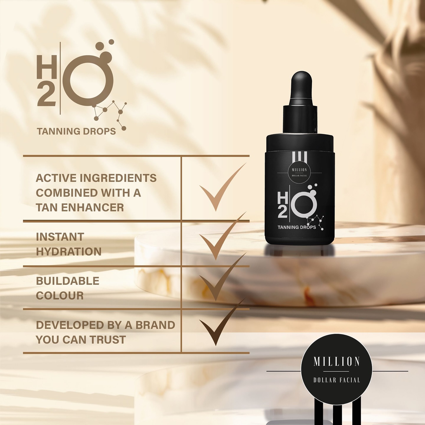 G☀️LDEN HOUR DOESN’T HAVE TO BE OVER 🥰
Introducing the new H2O tanning drops ❤️
This self-tanning water offers a safe and effective way to achieve a natural, radiant tan without harmful UV exposure.
Formulated with carefully selected ingredients, this unique formula provides a streak-free, even tan that develops gradually over a few hours, for a natural and long-lasting result.
With a blend of hydrating and skin-nourishing ingredients, the H20 tanning drops not only provides a natural-looking tan but also leaves the skin moisturised, smooth, and radiant.
Its gentle formula ensures a comfortable application, while its gradual development process allows for customizable results suitable for all skin tones.
The H20 tanning drops offers a safe and effective way to achieve a natural radiant tan without harmful UV exposure.
Purchase yours from me!! 💫
#skincare #tan #sun #goldenhour #beauty #skincareproducts #selfcare #glow