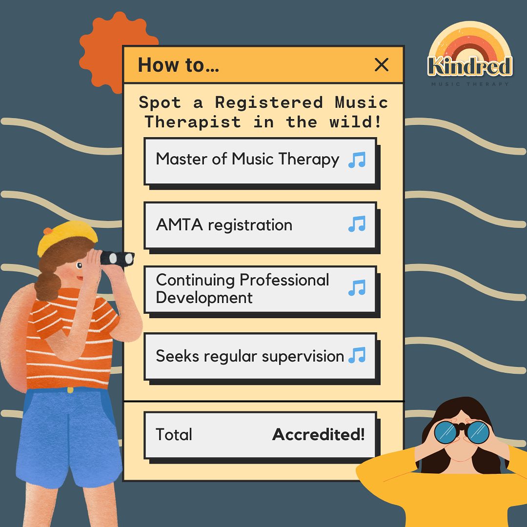 Did you know that Registered Music Therapists in Australia are accredited by the Australian Music Therapy Association (AMTA) and bound by its Code of Ethics?
Similarly, the NDIS requires all practitioners to be registered with the AMTA. This ensures the very highest standard of service provision across all participants 👏🏻 Find out more at @austmta
#accredited