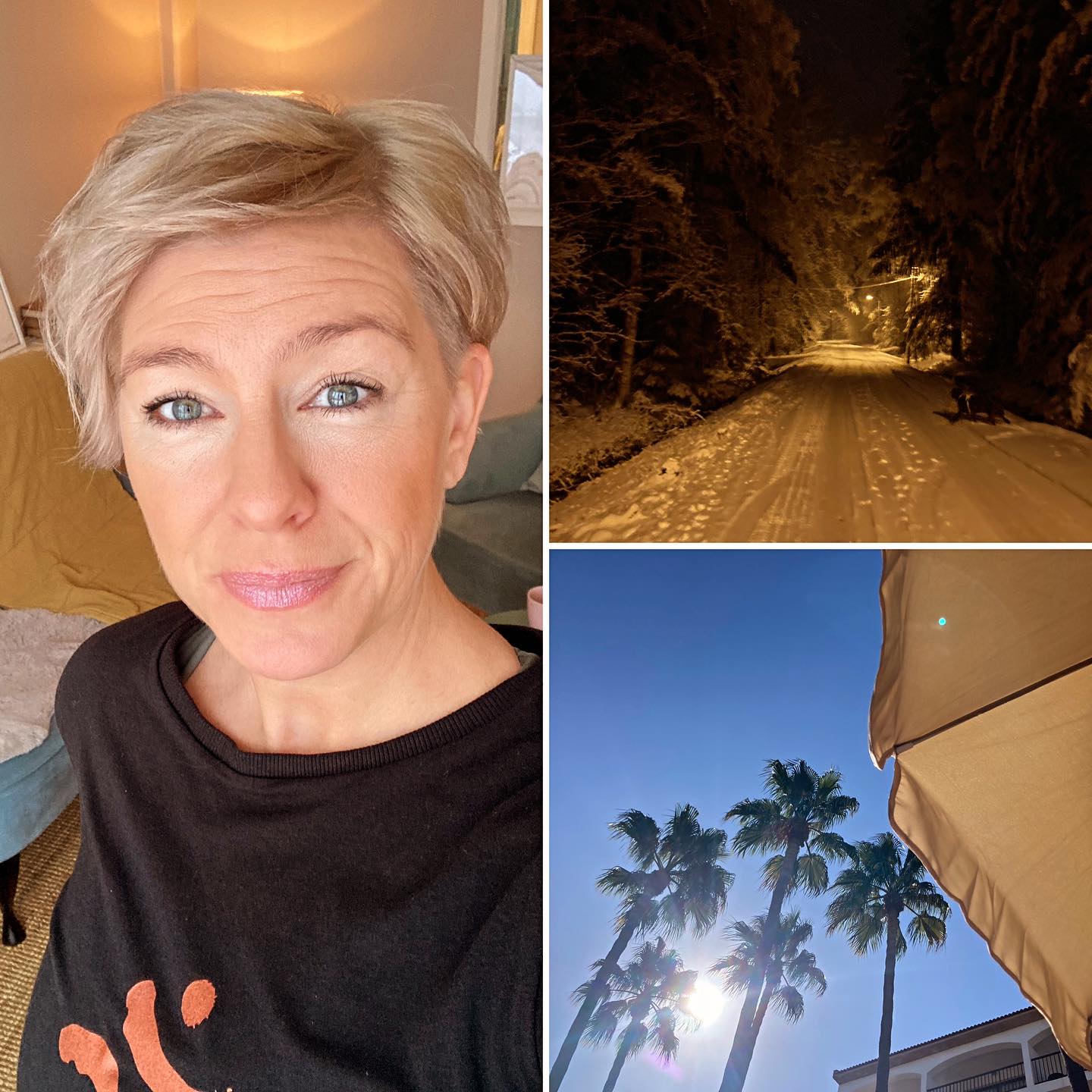 Livskvalitet.
Jag har alltid avundats min mamma för hennes förmåga att alltid kunna njuta av det lilla.
Varit positiv nästan oavsett status på tillvaron.
Som lyckats kunna se allt det fina, ljusa och braiga, även när det varit som mörkast.
Hon har utan omsvep inte glidit på en räkmacka min mor.
Barndom och uppväxt.
Livspartners och barn. Sjukdomar och förluster. Hårt jobb och förtvivlan. Orättvisor och överlevnad.
Hon har lidit. Våndats. Tagit tvivelaktiga beslut.
Hon har lämnat. Lämnats. Sörjt och saknat.
Skrattat och gråtit.
Hon har vänt förödelse till motsatsen.
Och hon fortsätter min mamma, att se det lilla fina i det stora mörka.
Men jag behöver inte avundas längre.
För på nåt sätt, (massa jobb, rannsakan, sorg och bedrövelse. Lycka och ljus) så uppskattar och njuter jag av nästan varje minut jag tilldelas att leva.
Åldern gör sitt. Erfarenhet ger luft under vingarna och klokskap.
Så, jag har tydligen blivit stor tjej.
Stor som i insikt och lite mer sinnesfrid.
Stor som i Fuck off till allt det och dom som inte förtjänar.
Stor som i att jag inte kunde bry mig mindre om dom personer jag faktiskt tycker lite mindre om.
Stor som i att jag inte kunde bry mig mindre om dom som hänger upp livet på bitterhet och missunnsamhet.
Stor som i att tillåta mig att vara en smula lycklig och nöjd.
Ge mig solsken. Ett vackert vinterland. Hav, skog och jordgubbar. Massa spansk ost.
Måndagmorgon. En kopp te. Regn.
Kall Cava en fin sommardag.
Mat på bordet. Tak över huvudet. Fred. Frihet. Vinden i håret och doften av nyklippt gräs.
Ge mig en stund med min gåva till unge.
En tid med min man. Ett ögonblick med mina vänner. En träff med mitt ursprungsfolk.
Så njuter jag.
Är bortom rimlighet oändligt tacksam för det jobb jag gjort. För det jag fick.
För lotten jag drog.
För landet jag föddes i.
För möjligheterna jag gavs.
För möjligheterna jag tog, och förvaltar. För tur och skicklighet.
Amen och glad måndag på er 😇
#samtalsterapisundsvall