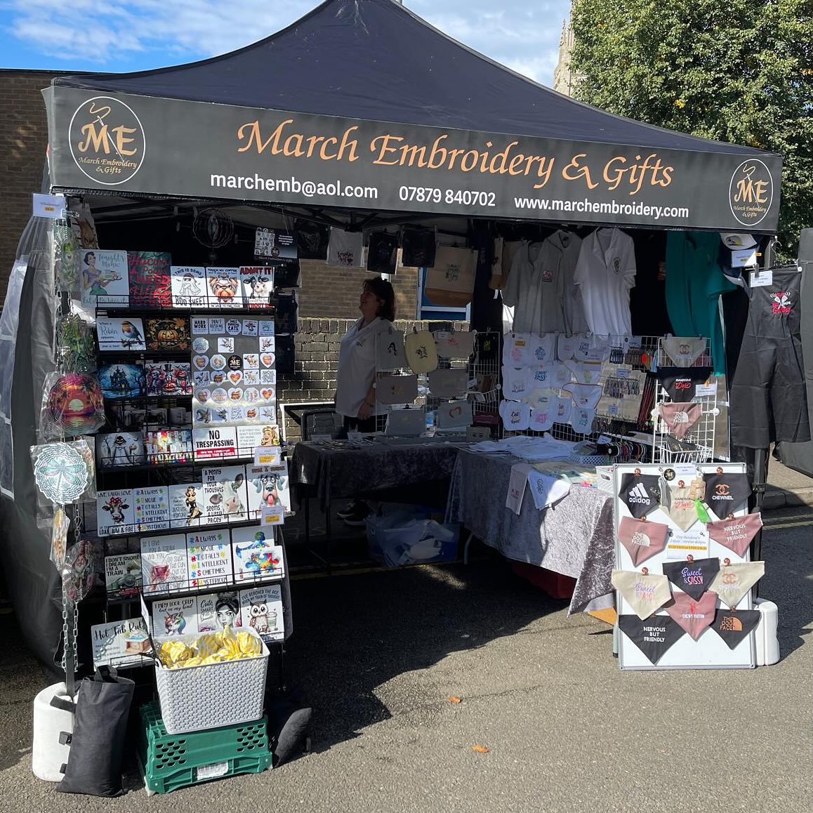 On our second day, pitched at the amazing Whittlesey town in the fens. Off to a great start, if you see us pop in and say hi. We’re here till 4pm.
