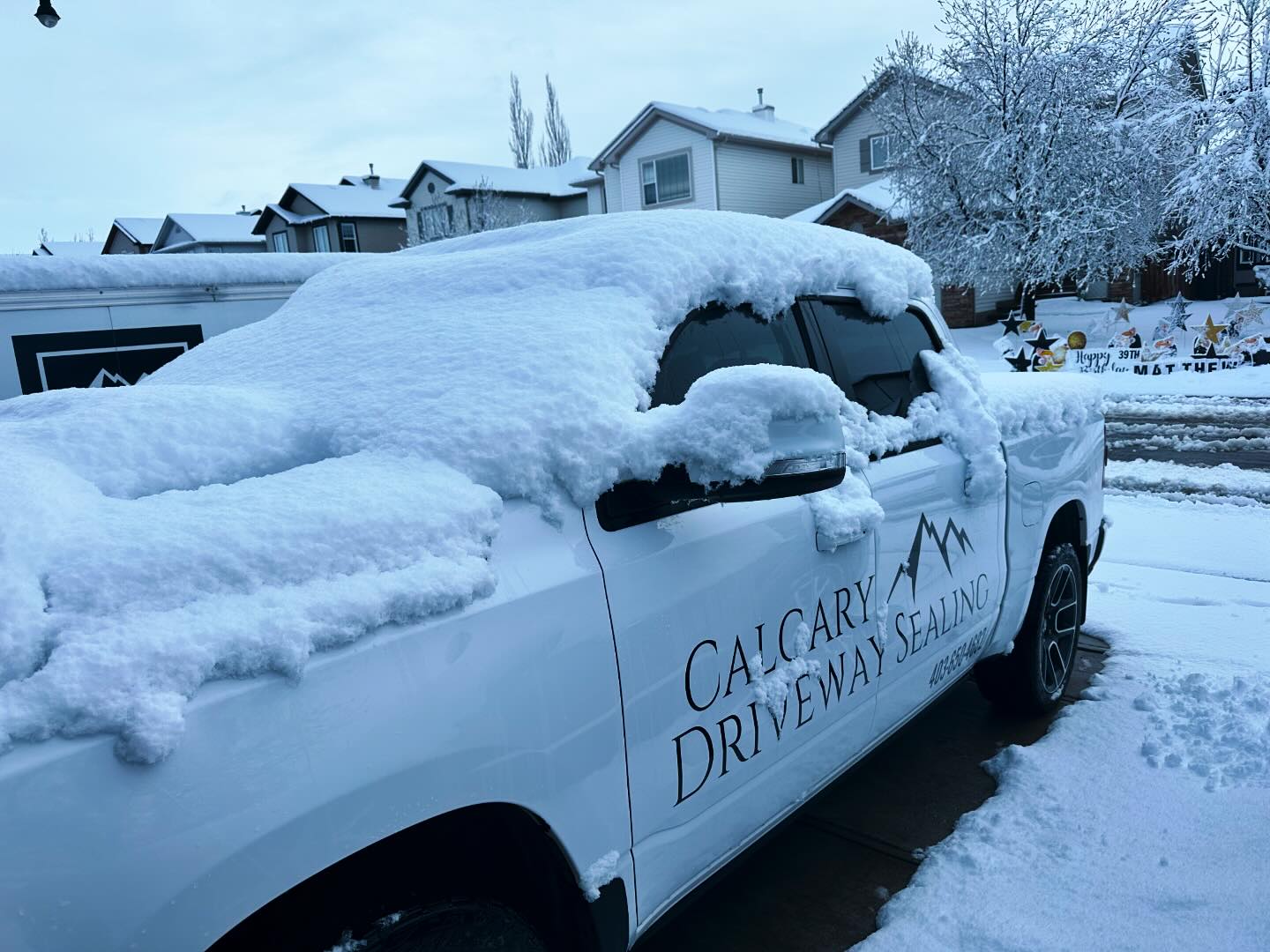 Well played Alberta well played. We need the moisture for sure, but it is definitely slowing down the concrete cleaning and sealing process. Here’s to next week and sun? Maybe? Please? Pretty please? #yyc #yycconcrete #yycseal #cgyseal #yycsmallbusiness #yycliving