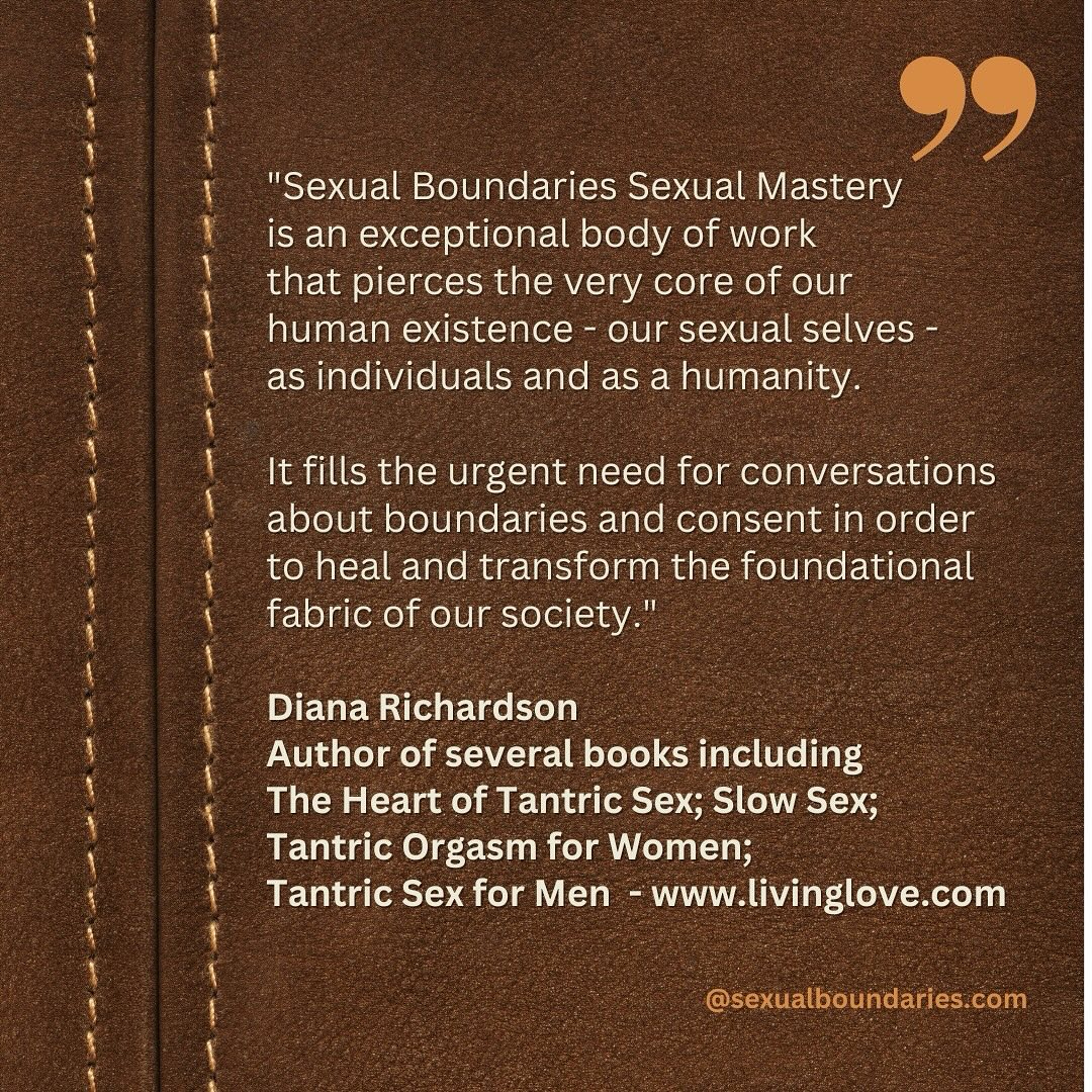 Receiving some incredible endorsements from teachers that I deeply respect 🙏 This one from Diana Richardson who significantly changed my life 20 years ago with her book - Tantric Orgasm for Women.
Diana was able to put into words what was naturally occurring in the energetics and sensations of my body, as I was intentionally practicing and experiencing Tantric s ❤️ x in stillness with my practice partner.
There was nobody else teaching anything remotely like this at the time (it’s still today beyond cutting edge) and it helped me immensely. Encouraging me to continue to trust myself, following the threads and lines of energy that were presenting and surrendering open into true feminine receptivity.
Her lineage and the universal wisdom of her teachings run deep and underpin my orientation with everything I share. Deep, deep bow to her 🙏🌹🙏🌹🙏🌹