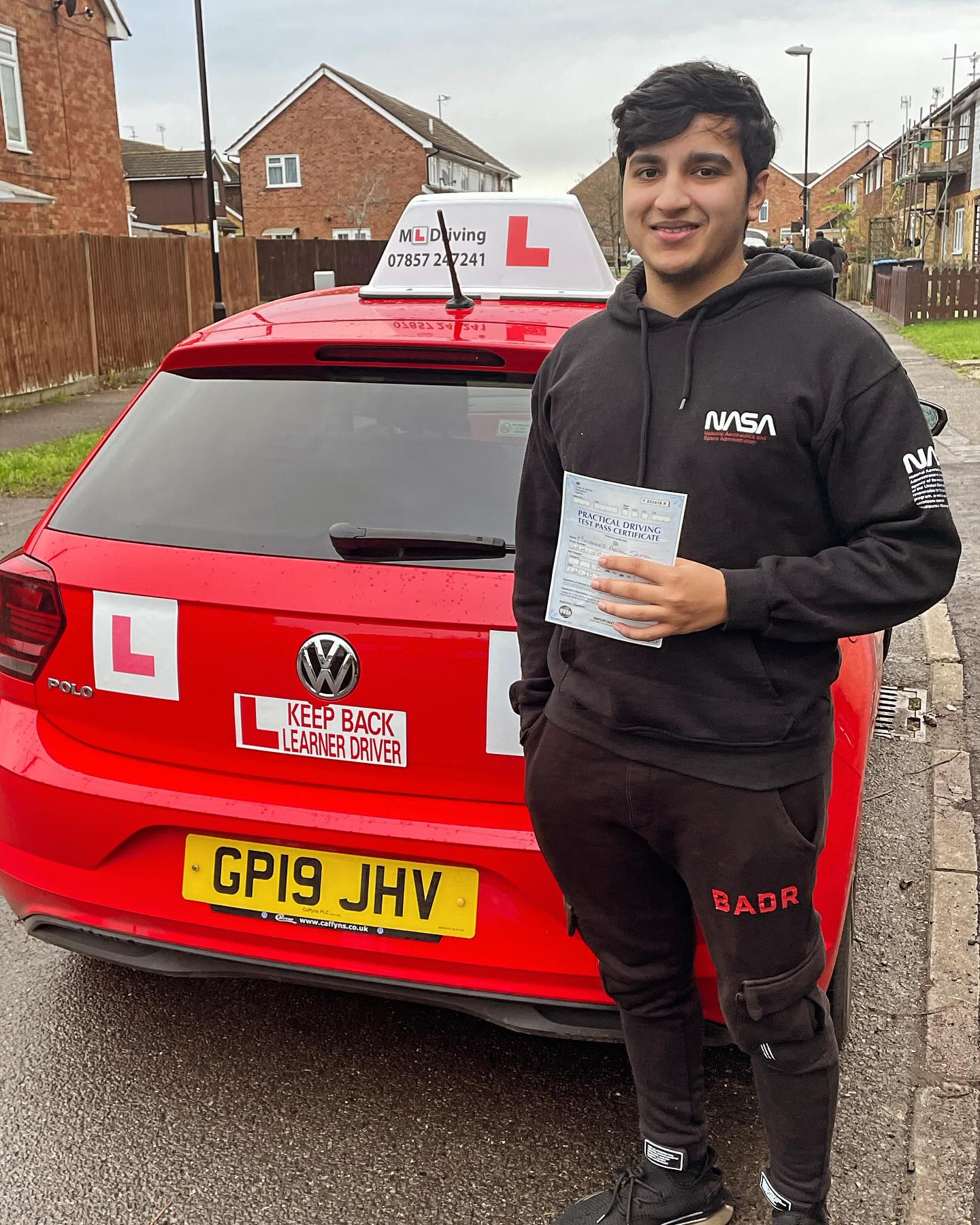 Great result for Sam today,nice first time pass .Very well done and see you on the road #drivingtestpassed #firsttimepass #safedrivingforlife