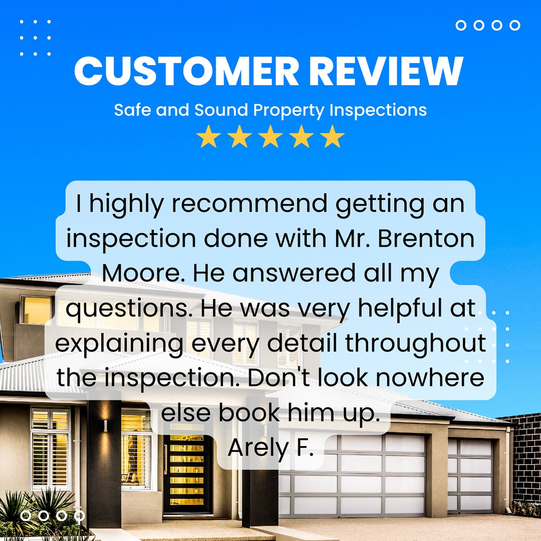 We love our clients!
#homeinspection #fivestars #fivestarreview #safeandsound