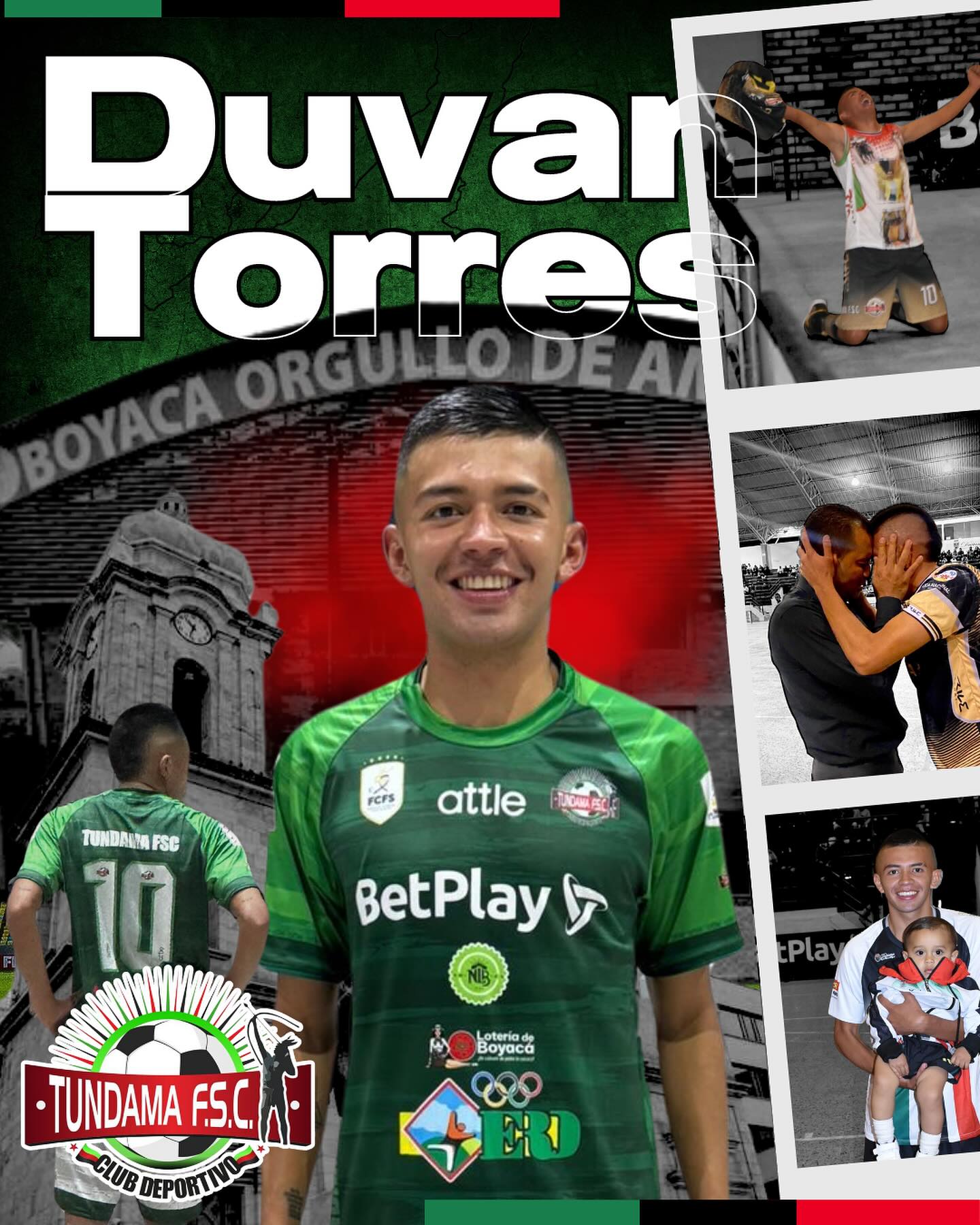 Conocimos a @duvan.torress_76 desde las categorías inferiores.. siempre destacó. Recordamos que incluso competía contra categorías de mayor edad, desde allí sabíamos que iba a ser uno de los grandes talentos del país, y así fue. Futbolista profesional con @tundama_fsc y además su número 10. Él es talento Duitamense.