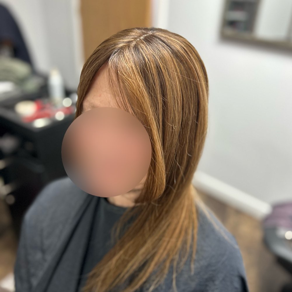 How amazing is this before and after. Brand new system for this lady and we’ve went a little darker this time
.
.
.
.
#lacetopwigs #lacefrontwigs #lacewigs #wigs #lacefrontal #alopecia #areata #hairloss #hairreplacements #bespokewigs #customcolouredwigs #handmadewigs #wigbuilding #hairintegration #laceintegration #hairextensions #weave #hairlossspecialist #trichologist #trichology #hairlosssolution #hairlosssalon #hair