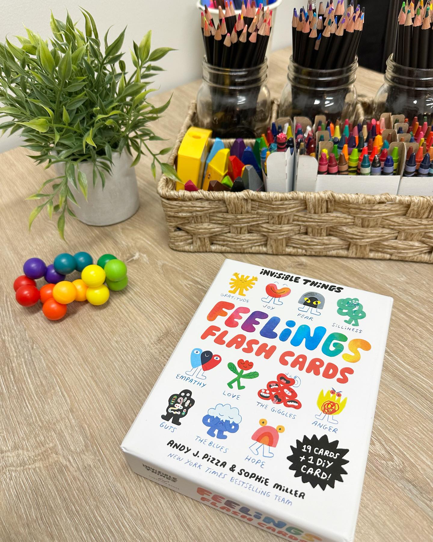 These @iseeinvisiblethings Feelings Flash Cards created by Andy J Pizza and Sophie Miller have been such a useful addition to my art therapy practice. They've made it easier for clients to explore their inner abstractions and externalize their emotions in a tangible way by providing such superb example! Definitely a favorite in my toolkit.
Using these in practice feels like a full circle moment. The Creative Pep Talk podcast was integral in my own creative journey, one that lead me to the therapeutic arts as a profession! 🎨
I love them so much I had to shout them out, I purchased these on Amazon for anyone interested 💛🎨 #invisiblethings #arttherapy #creativepeptalk