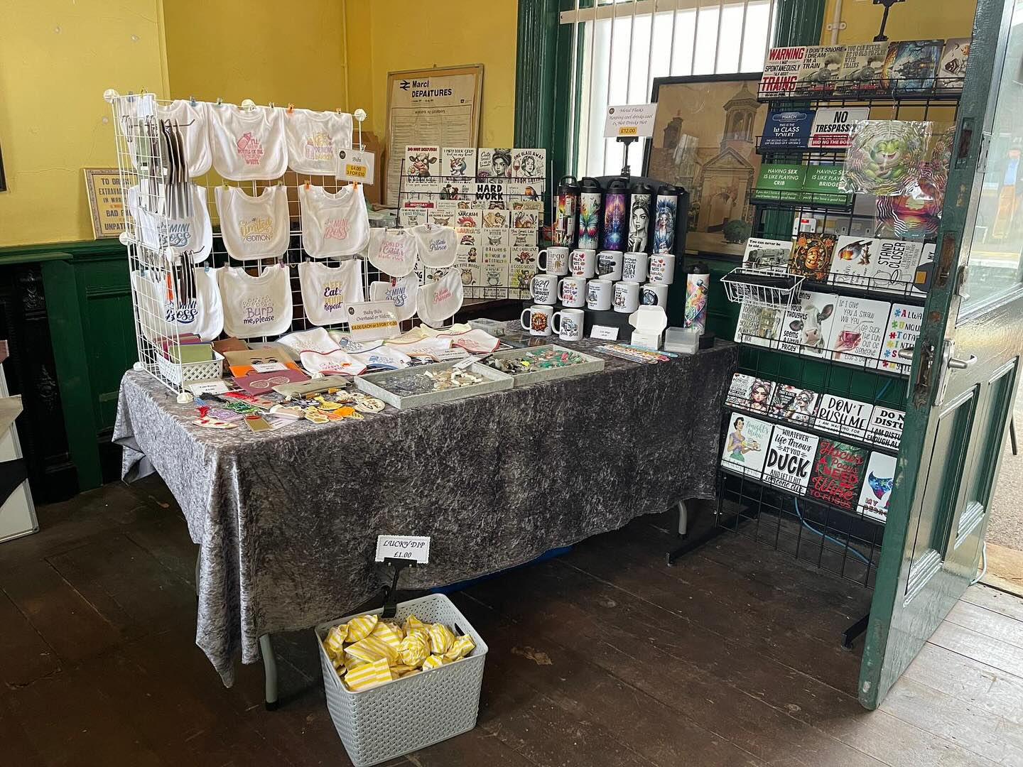 Today we are at March Railway station with a few other stalls, come check us out.