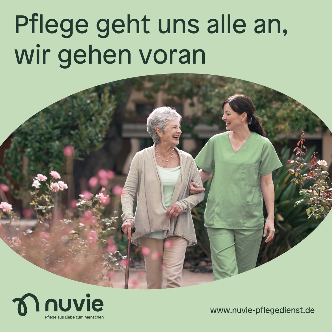 Hey Du! 🙋♀️🙋♂️🙋 Ja, genau Du! Wusstest Du, dass Pflege uns alle angeht? Egal, ob Du sie gerade benötigst, jemanden pflegst oder einfach nur Teil dieser Gesellschaft bist.
Pflege ist ein Thema, das uns alle betrifft, früher oder später. 🌍💕
Hier bei uns gehen wir voran. Wir setzen neue Maßstäbe in der Pflege und bringen Menschlichkeit und Fortschritt zusammen. 🚀💪
Du bist dabei? Lass uns zusammenarbeiten, um die Pflege zu verbessern - für uns alle! ✨🙌
#NuviePflegedienst #PflegeGehtUnsAlleAn #WirGehenVoran #PflegeMitHerz #MenschlichkeitUndFortschritt #GemeinsamStark #PflegeDerZukunft