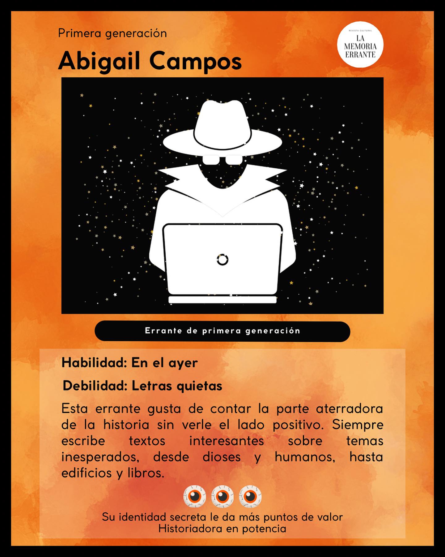 Andamos nostálgicxs 🥺
Les compartimos las cartas de nuestros escritores de primera generación. Este grupo de escritores se fue uniendo en la segunda mitad del año 2020, algunos por invitación y otros por convocatoria; aunque no las pusimos aquí, tuvimos excelentes escritoras que no pudieron continuar con el proyecto, pero que dejaron una huella muy marcada en LME 💕
Pronto les compartiremos más tarjetas y sorpresas 👀
#revistaLME
#tarjetasdepoder #autores #escritores #escritoras