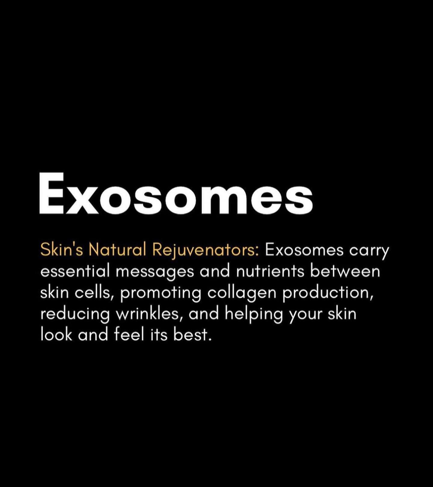 #exosomes is the FUTURE of SKIN REJUVENATION. PERIOD.
Book the ALTUM PEPTIDE with EXOSOMES series!
