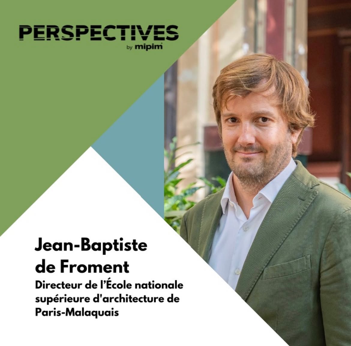 « Il faut réconcilier l’immobilier avec l’architecture » 🏛️
Jean-Baptiste de Froment, directeur de l’École nationale supérieure d'architecture Paris-Malaquais témoigne dans le cadre des grands entretiens Perspectives du MIPIM et invite à plus d’échanges entre les architectes et les professionnels de l’immobilier.
Lien 🔗 en bio "à la une" pour lire l'interview.
#Perspectives #architecture #immobilier
