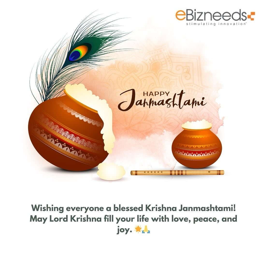 Celebrate the birth of Lord Krishna with love, devotion, and kindness. Happy Janmashtami to our wonderful community! ๐ #Janmashtami #KrishnaBlessings #FestiveSeason