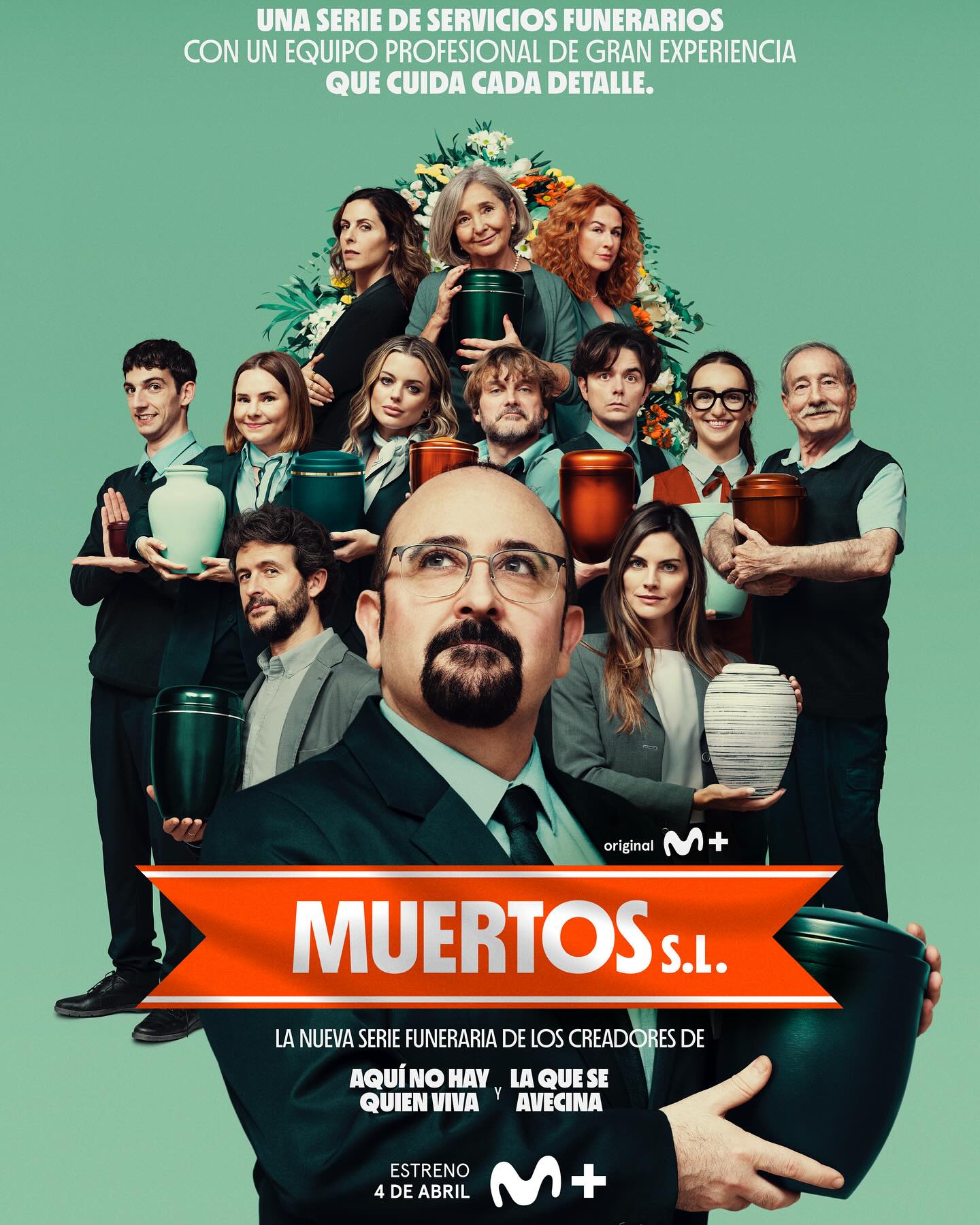 🤩 🥳 Esta noche a partir de las 0h 📺 en @movistarplus
Estrenamos M U E R T O S S.L. ⚰️
Una nueva locura de @lauracaballero_ y @alber_caballero
Con #carlosareces @mrdiegomartin @amaiasalamanca @torrebe @ascenlop @roqueruizz @aitzigarmendia @lorea_intxausti @luciaquintanaactriz @salvareina.chuki @manolo_cal @barbarasanta_cruz y servidor 🎩