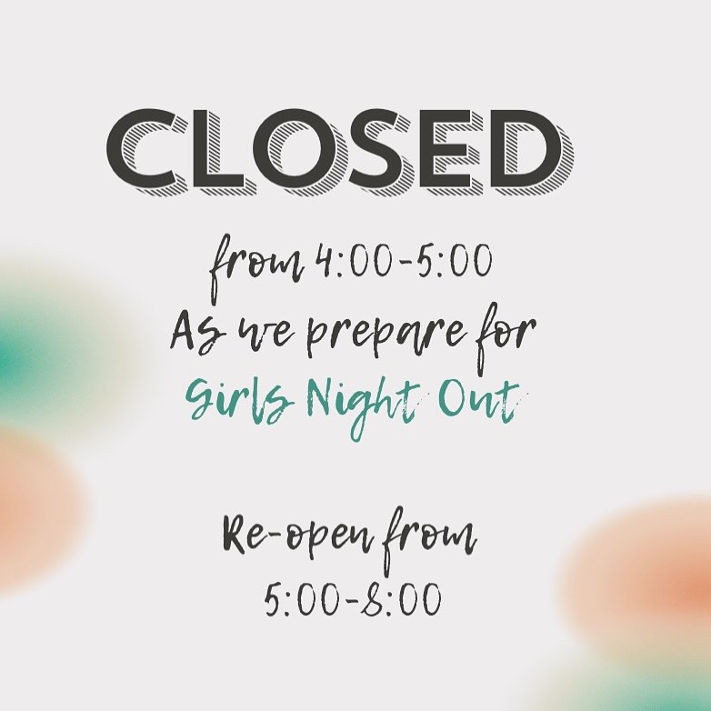 See you at Girls Night Out ✨💗