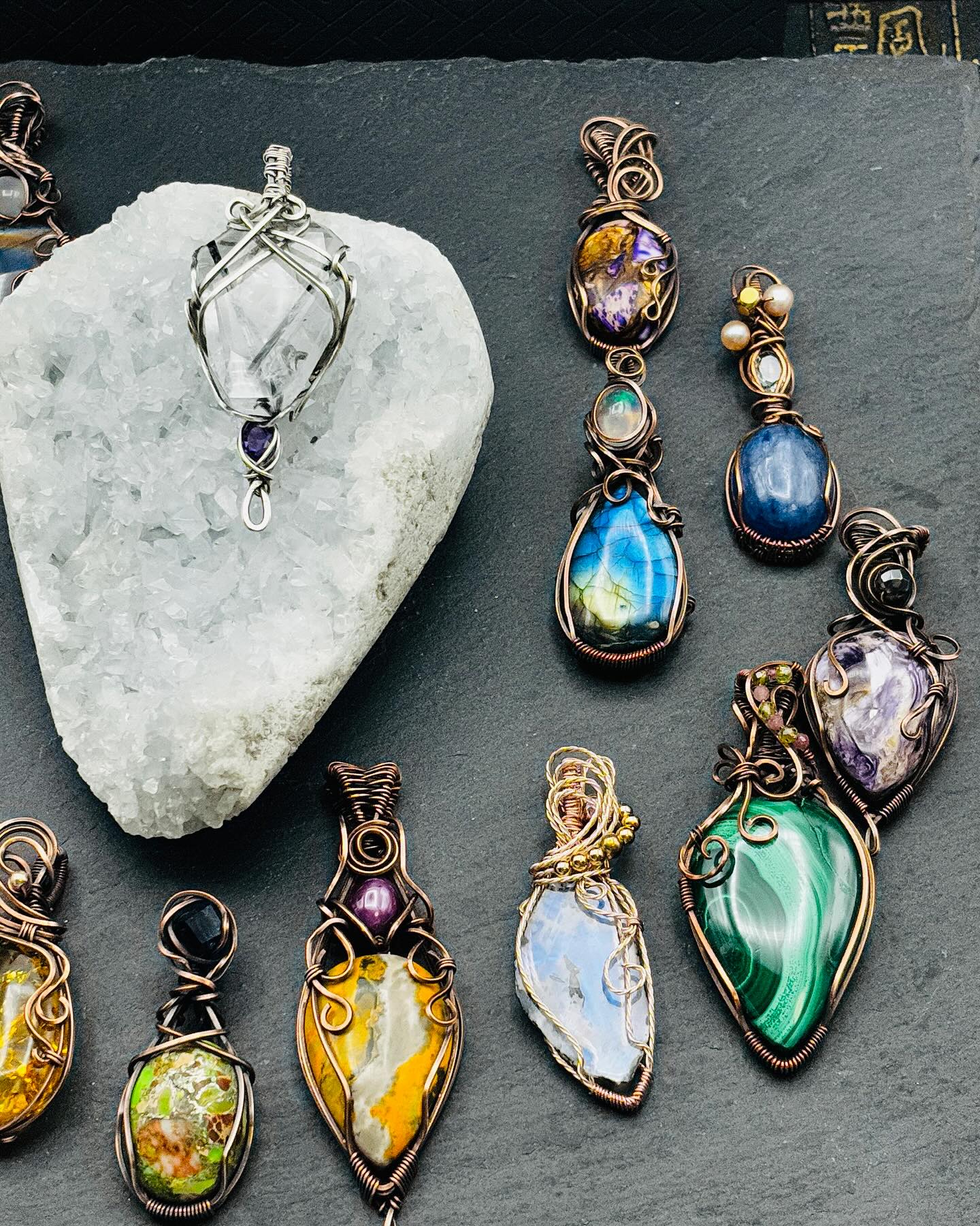 From shiny to rusty looks.