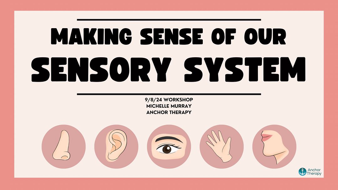 Todays team workshop 💫
We had a great discussion today on how we can be better at helping our clients understand their sensory systems.
Everyone has a sensory profile. We used our senses all day to help us regulate and function effectively.
If you’re neurodivergent, have a trauma history and or experiencing emotional challenges it’s likely that you’ve noticed that you have a hard time feeling safe in your body, feeling grounded or comfortable in busy loud environments. You might be extra sensitive to certain sensations.
Today we learned about:
💡 Sensory buckets. Some people have small buckets for certain senses eg noise. Other people have big buckets for some senses eg proprioception.
💡 Understanding your sensory bucket for each sense is important. This is how you regulate yourself.
💡If you’re bucket is overflowing/ not filled enough it’s likely that you feel uneasy, frustrated, restless, overwhelmed …. and so on!
Chat to us about your senses if you’d like to learn more!
#occupationaltherapy #sensory #sensoryprocessing #neurodivergent #trauma