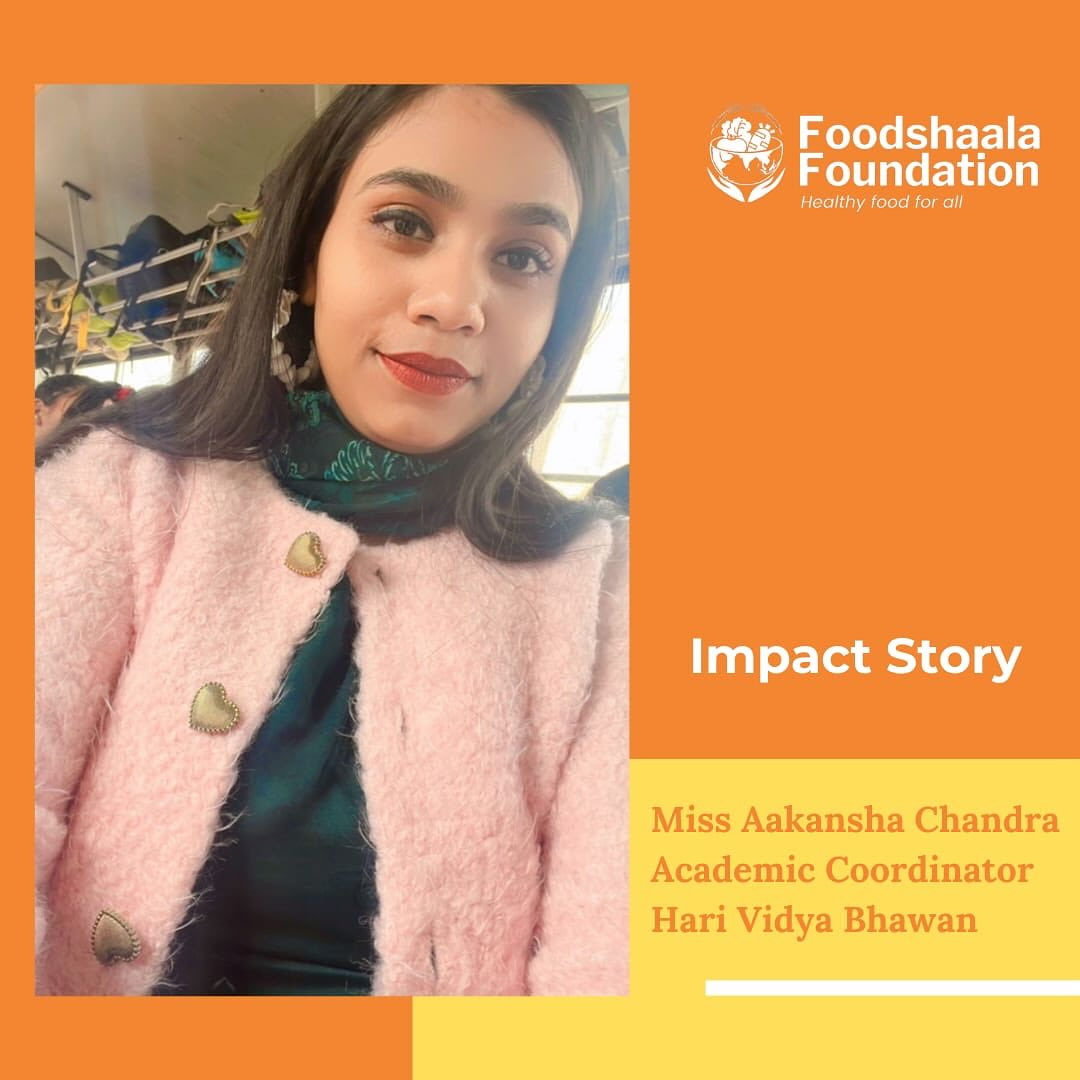 Meet the driving force behind our impactful sessions!
Miss Aakansha Chandra, Academic Coordinator at @hari_vidya_bhawan , shares her heartfelt gratitude for the Food Funda program by Foodshaala. Her feedback highlights the tangible impact on students’ daily lives and parents’ routines.
At Foodshaala, we believe every student deserves a nutritious meal and the knowledge to make healthy choices. That’s why we created the Food Funda program, empowering children to make choices that benefit their bodies and minds.
To stay tuned with our activities and hear more such impact stories, subscribe to our newsletter: www.foodshaala.org
#Foodshaala #FoodFunda #TestimonialTuesday #FoodEducation #HealthyEating #Nutrition #GoodFood #BalancedDiet #HealthyMeals #impactstory