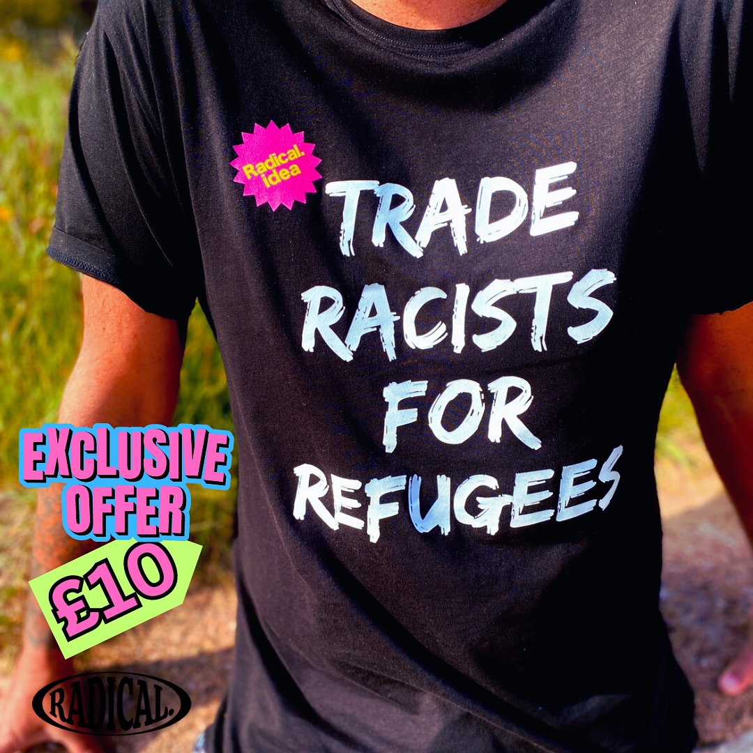 WE JUST WANT TO SAY…
For the next two weeks our statement tee is available for just £10.
We don’t really need to say much more, the T-shirt speaks quite loudly!
Head to www.theradlab.uk and click on shop.
Stay Rad and thank you
#rideformentalhealth #statement #againstracism #radicalclothinguk #stayrad