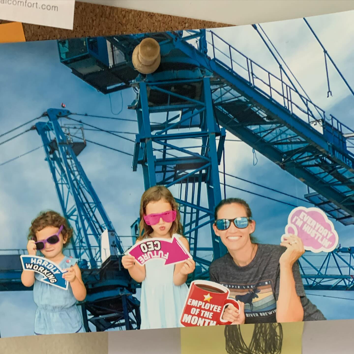 Over the weekend my husband’s company hosted a family event (yes he’s in construction hence the crane 🏗️ in the background) and the girls and I had a little fun at the photo booth.
I didn’t see what signs they picked till after I saw the photo but I thought they selected perfectly based on their attitudes and expressions!😆
Turns out women in business day was 9/22, so even though I’m a couple days late I thought I’d still share.
I’m not sure what they’re picking up from me as I navigate my entrepreneurial path but this photo gave me a sense of pride to encourage these girls to go after their dreams and shoot for the stars. I can’t wait to see where it will lead them 💫
#womenempowerment #thenextgeneration #girlsrule #womeninbusiness #entrepreneurship