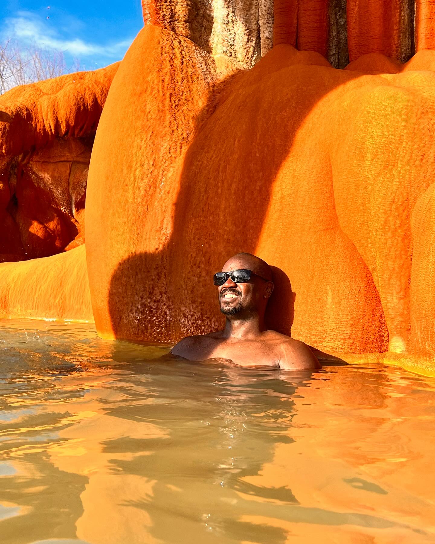 Thanks to my good friend Marcel Paramore for reminding about this cool pic he took when. We went to the hot springs in Utah.