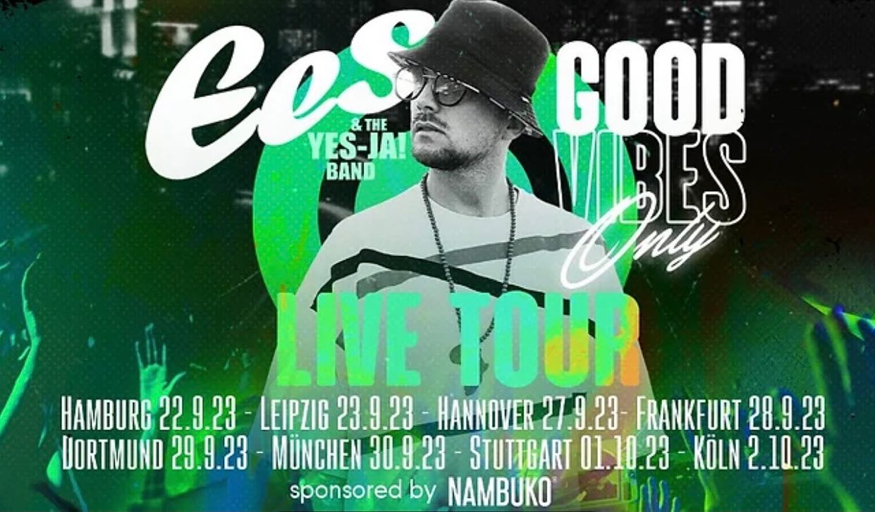 Ende dieser Woche startet die Live Tour! Wer ist dabei? Sichert euch die letzten Tickets: https://ees.reservix.de/events
Wir sehen uns 👋🏼
#tour #live #goodvibesonly #stage