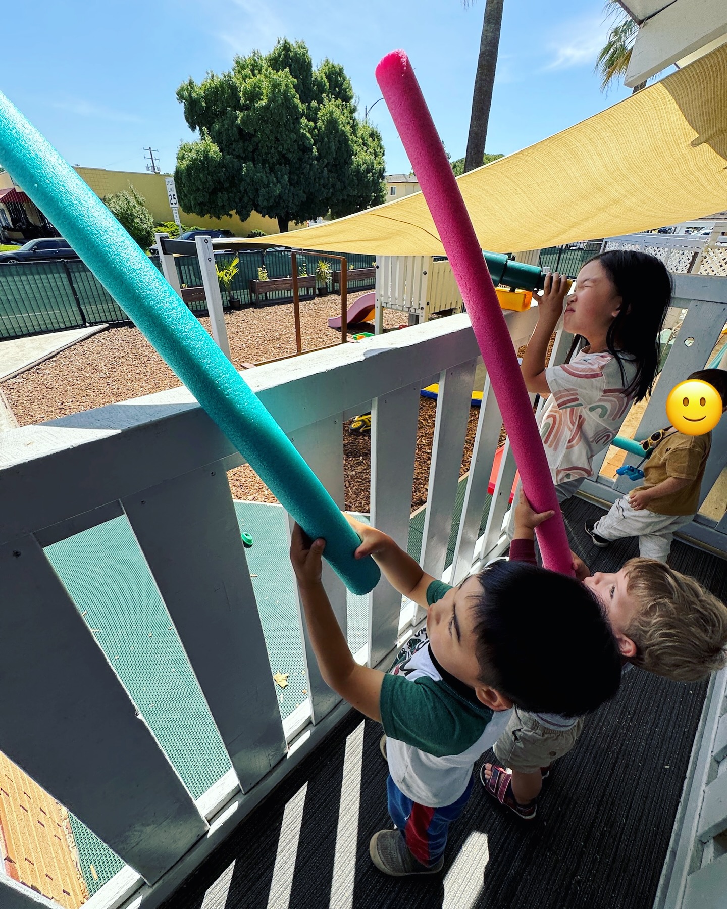 “We’re pirates fighting dragons!”
#playbased
#imaginechristianpreschool
#sanjosepreschool