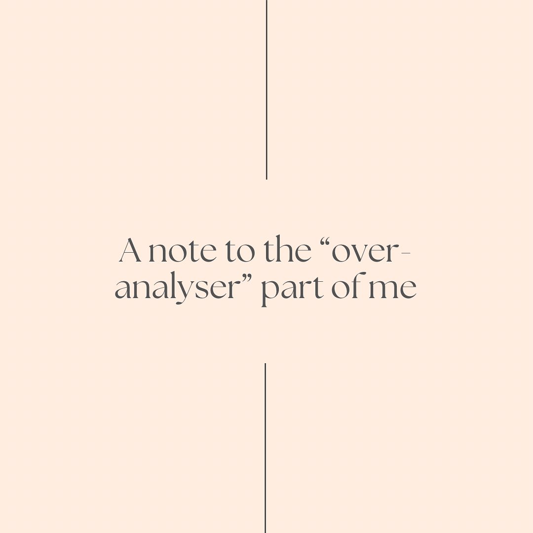 Thanks, over-analyser, but I’m all grown up now and we can say goodbye ✌🏼
#partsofus #internalfamilysystems #clinicalpsychologist #psychologist #psychologistsofinstagram #therapistsofinstagram #therapy #psychology #psychologistbrisbane #paddingtonbrisbane #emotions #letsheal #cptsd #depression #anxiety #mentalhealthmatters #mentalhealth #emotionregulation #distresstolerance #dbt #schematherapy
