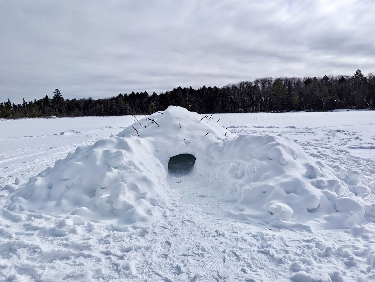 Sometimes people come stay at Porter and they decide not to sleep in the cabin. We think these people are legends!