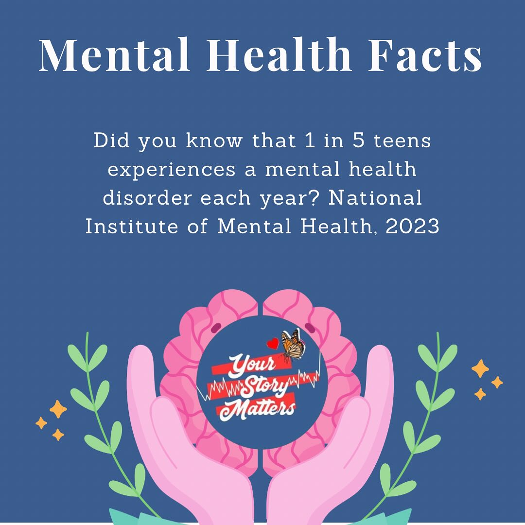 Our newest mini series, let’s talk about mental health statistics! 📈 #yourstorymatterss