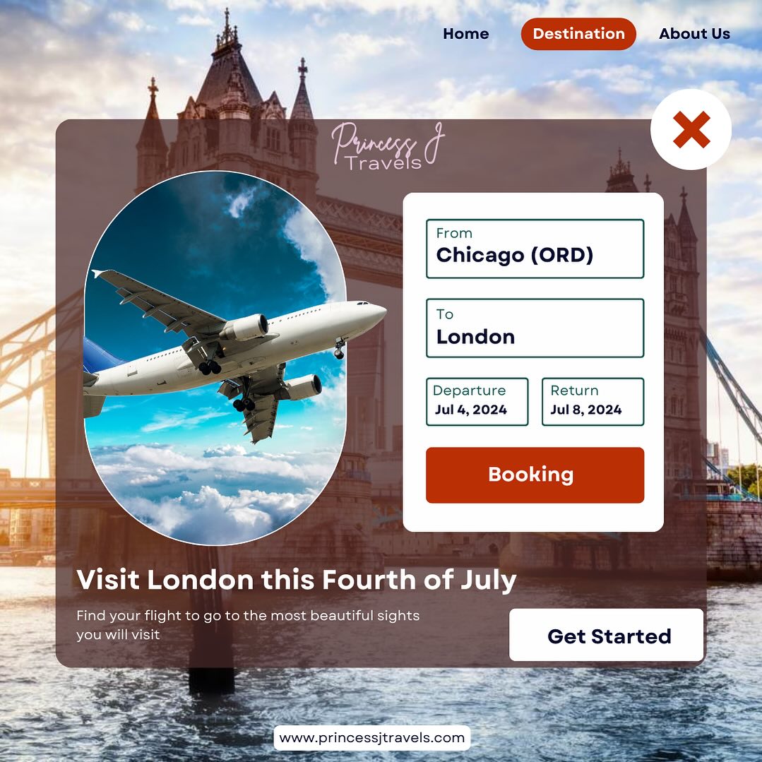 Ready to jet off to London for an unforgettable 4th of July? 🎆✈️ Take advantage of our special flight deals departing from Chicago! Don’t miss out on the chance to celebrate Independence Day across the pond. 🌍
Book your flight now (directly through our website or schedule a consultation for further assistance) and make this holiday one to remember! 🇺🇸🎉🇬🇧 #4thofJuly #LondonBound #TravelDeals #ChicagoDepartures