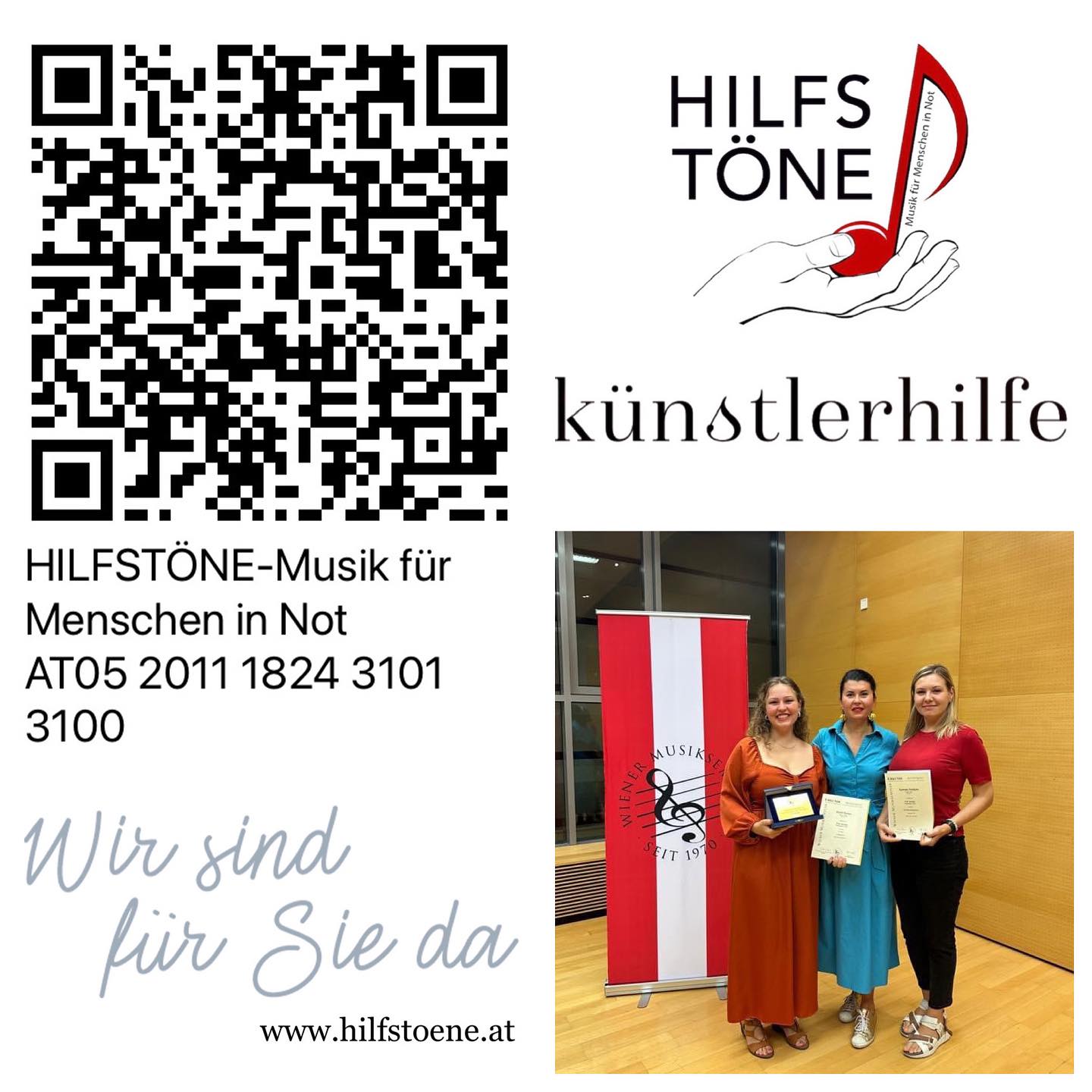 HILFSTÖNE @hilfstoene KünstlerHilfe unterstützt erfolgreich Künstler 👍 Herzliche Gratulation von unserem Präsidenten Intendant KS Clemens Unterreiner @clemensunterreiner an Kateryna N. für ihr Diplom bei Prof. Zoryana Kushpler @zoryanakushpler
#hilfstöne #künstlerhilfe #clemensunterreiner #kammersänger #wettbewerb #support #singingcompetition #intendant #operburggars
#zoryanakushplermasterclass 📸©️ Z. Kushpler | HILFSTÖNE