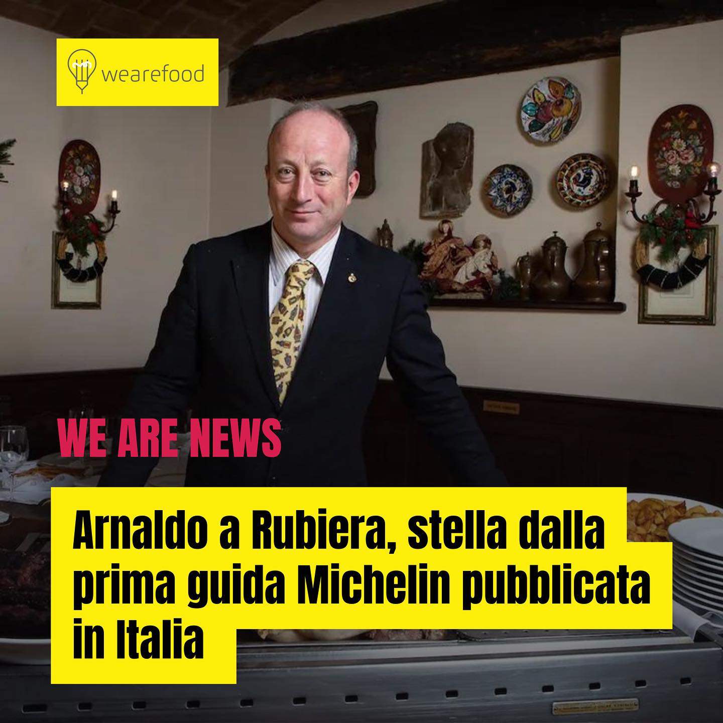 Arnaldo Clinica Gastronomica è l'unico ristorante in Italia che prese il riconoscimento nella prima edizione della Guida Michelin nel 1959.
Oggi si fregia ancora della Stella, servendo il bollito misto, i cappelletti e altri piatti che possiamo definire “da trattoria”. 🔙
Il fondatore è stato Arnaldo Degoli, grande appassionato di musica che suonava il violino in un'orchestra da sala. L’esperienza nei locali in Francia, poi, lo portò ad aprire un ristorante, una volta rientrato in Italia nel 1936. 🎻🍝
Il menù recita: erbazzone e ciccioli, cappelletti in brodo, tagliatelle fatte in casa, i bolliti da scegliere al carrello e la cotoletta alla bolognese.
Piatti che rappresentano pienamente l’idea di trattoria con piatti della tradizione.
Oltre ai bolliti, il signature dish del ristorante è la golosissima Spugnolata che Degoli inventò negli anni '50: una lasagna ricca di besciamella, formaggi e sugo di spugnole. 😋
❓Perché «Clinica Gastronomica»? Durante gli anni ’60, il locale era molto frequentato dai dottori del Policlinico di Modena e Degoli amava scherzare, dicendo che dalla loro clinica uscivano tutti tristi, mentre nella sua i pazienti uscivano felici, perché al posto delle medicine e delle flebo c’erano salumi e bolliti.
Stiamo parlando di cucina quasi opposta rispetto alla maggior parte degli stellati che vivono di «rivisitazione», creatività e avanguardia.
Riuscirà negli anni a venire a riconfermarsi? 🧐
————
👉 Continuate a seguirci per altre news.
☕️ E perché no, possiamo prendere un caffè insieme.
#WeAreFood #WAF #comunicazione #marketing #food #marketingdigital #foodandwine #winemarketing #foodmarketing #eccellenzeitaliane #italianfood #michelinstar #michelin #michelinguide #threemichelinstars #Arnaldo #france