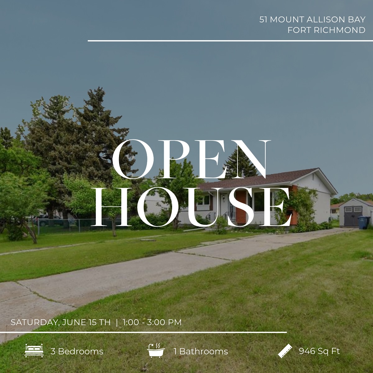 ▪️ Open House Tomorrow from 1:00-3:00pm ▪️
51 Mount Allison Bay | $369,900.00
Come take a look inside this one-owner home
@blairholmrealtor
Upgrades Include:
▪️Windows
▪️Doors
▪️Shingles
▪️Soffit & Fascia
▪️Hot Water Tank
▪️Heated Flooring
▪️Upper Floor Washer & Dryer
Want to know more? Feel free to reach out to me:
Rebecca Karalash | Realtor®
📱 204-688-6406
🌍 www.rebeccakaralash.com
.
.
.
#winnipeg #winnipegrealtor #winnipegrealtor® #winnipegrealestate #crescentwood #realtor® #realestateagent #winnipegrealestateagent #homebuyingtips #firsttimehomebuyer #buyers #forsale