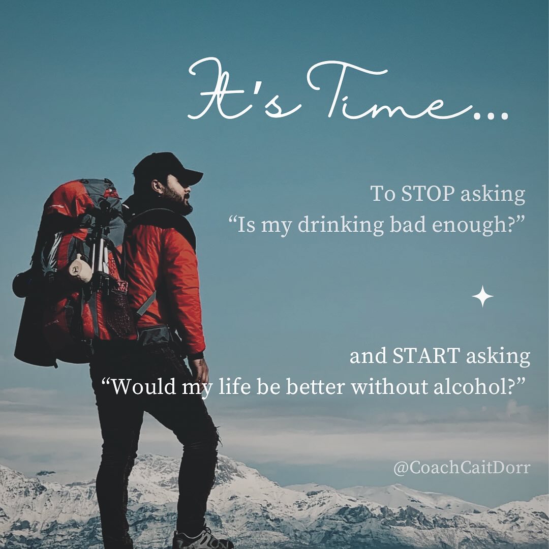 Have you ever gotten caught up in the mental muck? You know, of hating how you feel after drinking, and then convincing yourself it’s not that bad. And then continuing on that cycle, again and again….and again?
🔄
This simple question helps sort through that muck! And I’m willing to bet your answer is a simple one, as well.
🌟
Discovering that you want to change your relationship with alcohol can feel overwhelming. Linking up with a Coach can make things easier (and help you sort out the muck!).
www.CoachCaitDorr.com
#minsetmatters #minsetshift #alcoholfreeliving #alcoholfreelife #thisnakedmind #hangoverfree #alwaysbelearning #yourbestself #habitchange #starttheconversation #addictivesubstance #limitingbelief #thisnakedmindcoach #afaf #teetotaler #grateful #gratitude