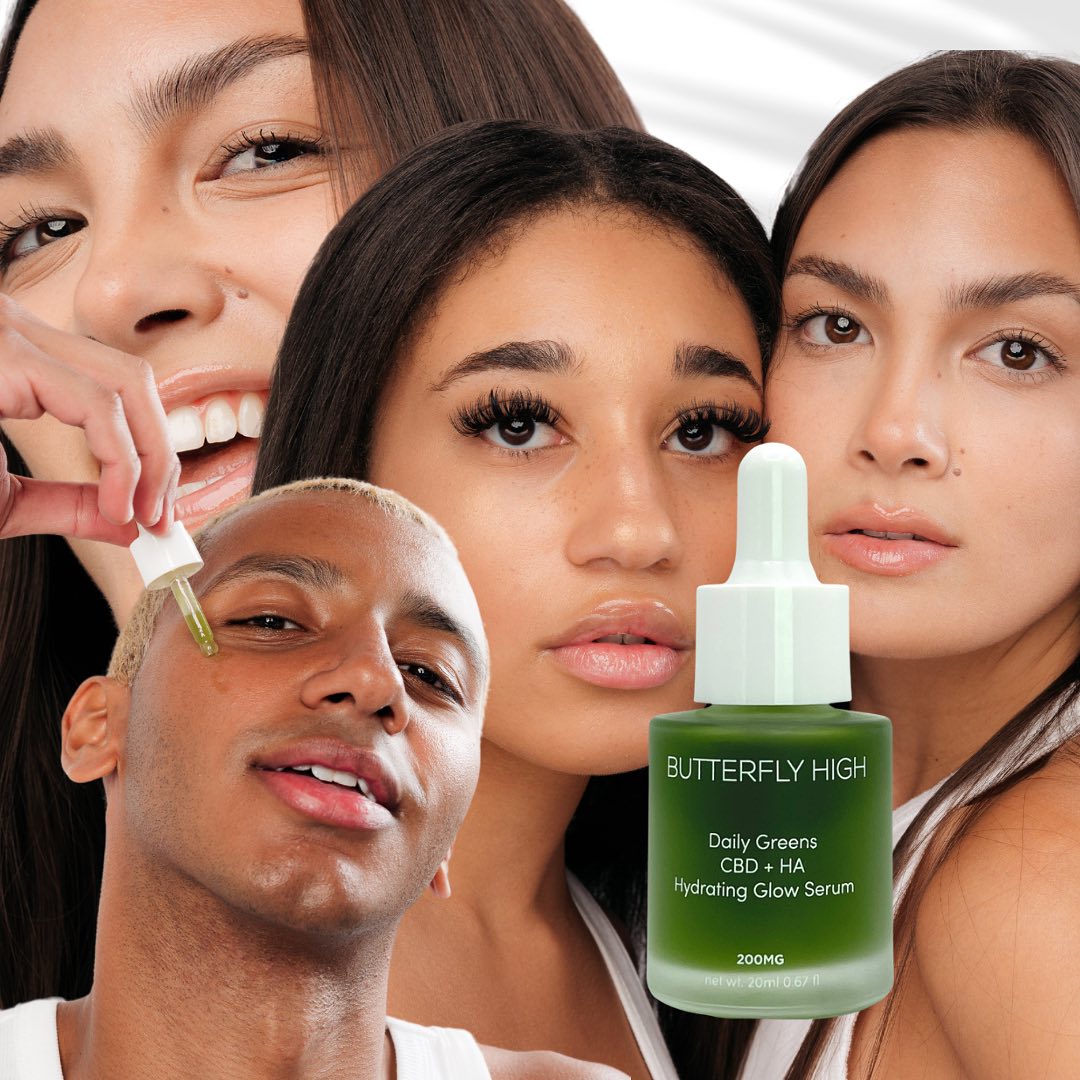 Say hello to glowing, nourished skin with our powerhouse formula packed with nature’s finest botanicals! Infused with a blend of antioxidant-cherry, blackberry, and cranberry oils with the combination of CBD and HA, the Daily Greens CBD+ HA Hydrating Glow Serum is your daily dose of skin-loving goodness! 💧✨
• Hydrate.
• Nourish.
• Protect.
Here’s why you’ll love it:
• Lightweight formula that absorbs quickly, leaving no greasy residue.
• Fights environmental stressors to keep your skin radiant and youthful.
• Perfect for all skin types, even the most sensitive!
Ready to transform your skincare game? Give your skin the love it deserves with Daily Greens Serum! 🌿💚 #DailyGreensGlow #ButterflyHigh #Skincare #SkincareEssential #NaturalSkincare #GlowingSkin
Tap the link in our bio to shop now and let your skin thrive! ✨