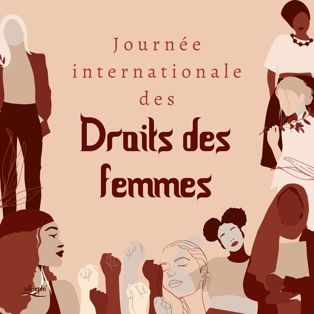 𝗝𝗼𝘂𝗿𝗻é𝗲 𝗶𝗻𝘁𝗲𝗿𝗻𝗮𝘁𝗶𝗼𝗻𝗮𝗹𝗲 𝗱𝗲𝘀 𝗱𝗿𝗼𝗶𝘁𝘀 𝗱𝗲𝘀 𝗳𝗲𝗺𝗺𝗲𝘀
Vendredi 8 mars 2024
Officialisée en 1977 par l’Organisation des Nations Unies (@unwomen ), c’est une journée de rassemblement, de célébration aussi des avancées en faveur des droits des femmes.
👉🏽 Savais-tu que chaque année honeure un thème différent? En 2024, l’ONU a retenu le thème suivant:
« 𝘐𝘯𝘷𝘦𝘴𝘵𝘪𝘳 𝘦𝘯 𝘧𝘢𝘷𝘦𝘶𝘳 𝘥𝘦𝘴 𝘧𝘦𝘮𝘮𝘦𝘴 : 𝘢𝘤𝘤é𝘭é𝘳𝘦𝘳 𝘭𝘦 𝘳𝘺𝘵𝘩𝘮𝘦 ».
Il s’agit de lever l’un des principaux obstacles à la réalisation de l’égalité des sexes d’ici 2030, à savoir la question du financement. Pour l’ONU, le déficit annuel pour les dépenses consacrées aux mesures en faveur de l’égalité des sexes atteint 360 milliards de dollars!💸 💸 💸
✨Et toi, comment te positionnes-tu sur les questions d’égalité des sexes?
✨✨Partage l’info autour de toi pour plus d’égalité 💸💸💸
#8mars #onufemmes #onu #journeeinternationaledesdroitsdesfemmes #funfact #unforequality #libertéégalitéadelphité