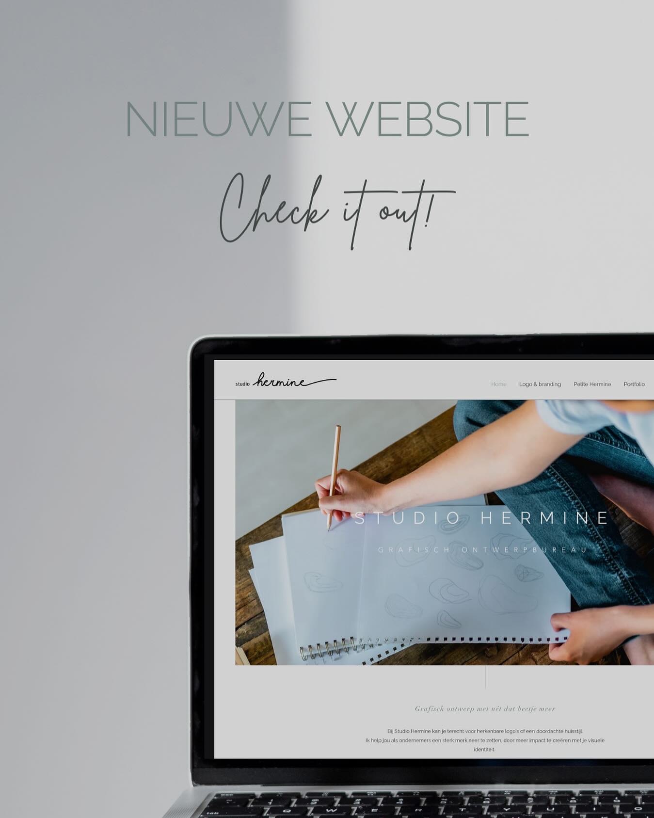 Duik in de wereld van visuele verhalen!
Ontdek de nieuwe website op www.studiohermine.be en laat je betoveren door unieke logo’s en brandings. Tijd om jouw merk te laten stralen! ✨
.
.
#online #nieuwewebsite #logo #logobranding #huisstijlen #petitehermine #geboortedrukwerk #studiohermine