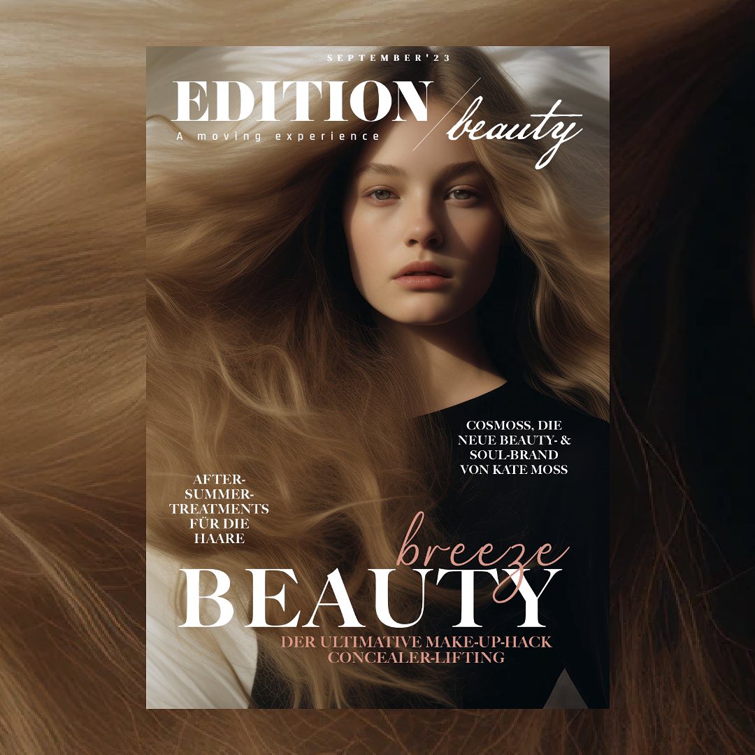 OUT NOW 💥
Edition Beauty Issue #4/23
@editionbeauty_magazin
www.editionbeauty.de
⠀⠀⠀⠀⠀⠀⠀⠀⠀
ARTDIRECTION by me @nedorostangelina
⠀⠀⠀⠀⠀⠀⠀⠀⠀
#nedorostangelina #grafikdesign #editorialdesign #editorial #editorials #editorialmagazine #editorialdesigner #editoriales #kreativagentur #designstudio #münchen #munich #logo #bayern #creativeagency #animiertesmagazin #design #digitalmagazine #layouts #onlinemagazine #animationdesign #beauty #editionbeauty #magazine #artdirection #artdirector #2023 #design