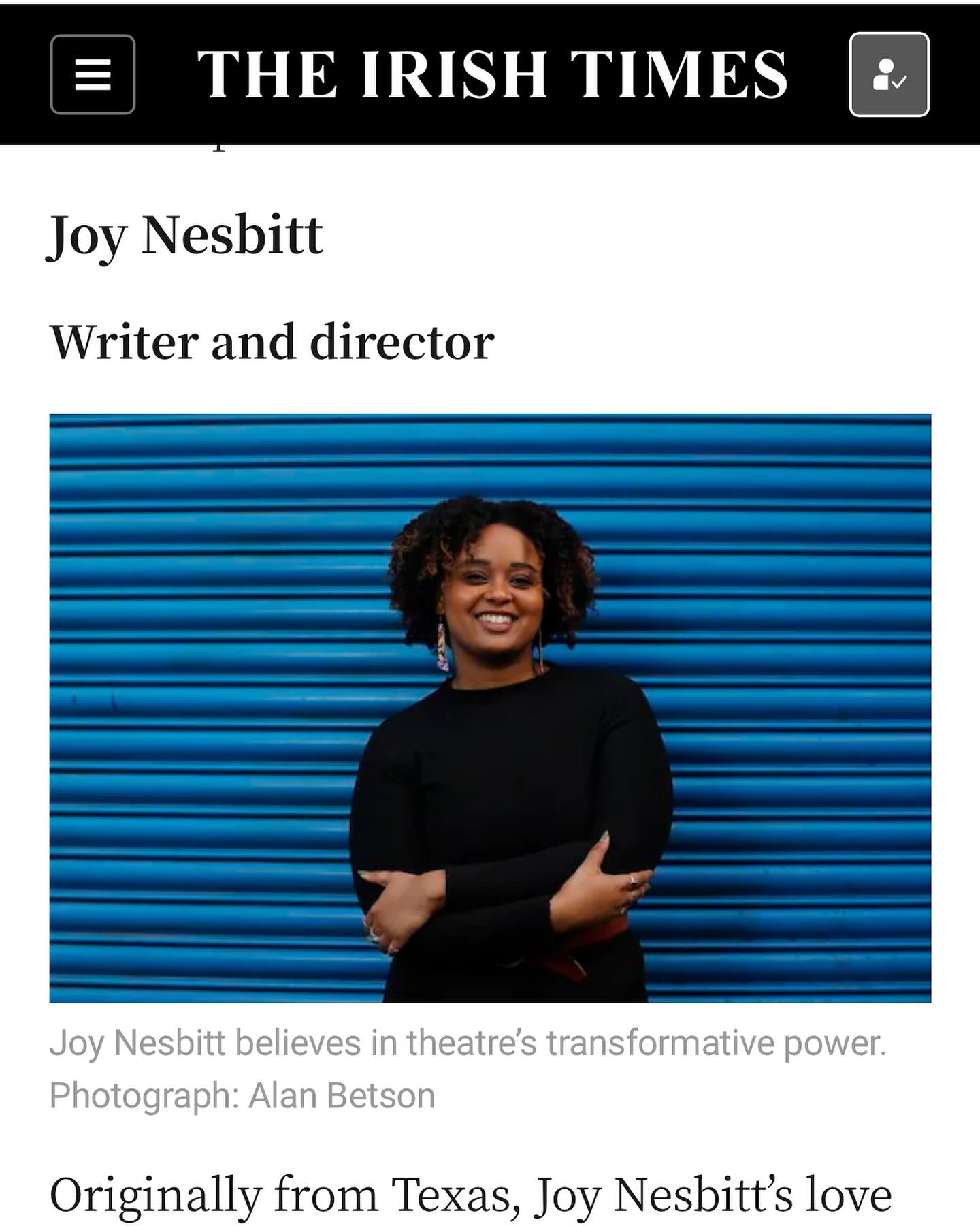!!!AHHHHH!!! So honored to be alongside some AMAZING people in the Irish Times’ “50 People to Watch in 2024!” I’m feeling deeply deeply grateful for all of the wonderful people I’ve been lucky to work with so far as well as the wonderful people I’ll be working with next!! 🎉🎉❤️❤️
Thank you @irishtimesnews and @sundaytimesireland for including me on their lists and big ups to the homies on the list! @the_amanda_ade @plastic_goblin_babies @peathedinneen