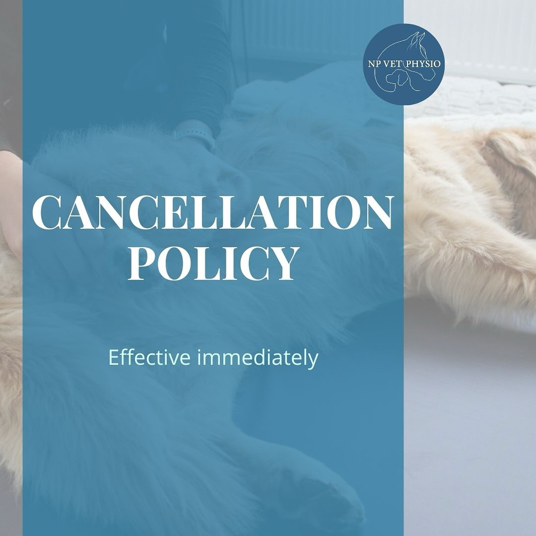 🔷 Polite reminder of my cancellation policy 🔷
At least 24 hours’ notice is required for rescheduling or cancelling an appointment (preferably more!) unless there is an emergency or either you or your animal falls suddenly unwell 🤒.
🔷 Appointments cancelled with less than the required notice will be subject to full payment, or a non-refundable 50% fee if rescheduled (other than in emergencies where the 50% will be discounted from your next appointment). Appointments can be cancelled or rescheduled with no charge if more than 24 hours’ notice is provided.
🔷 I always aim to be flexible and I completely understand that things happen, especially when dealing with poorly and/or injured animals, so I will always be reasonable where things are unavoidable 🤍. However, multiple last minute cancellations a week where more notice could have been provided or the appointment was forgotten about are really unsustainable for a small business so I am going to have to start being a little stricter about enforcing my policy, sorry 😢.
🔷 The cancellation policy is agreed to as part of the T&Cs signed by all new clients, and I have updated the wording in my confirmation and reminder emails to reflect this.
Thank you! 💙