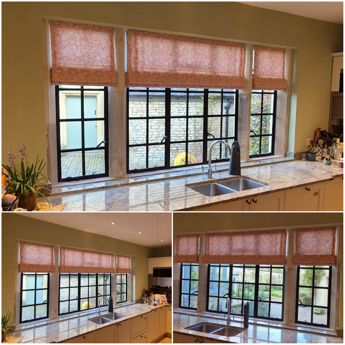 Our client selected Linwood's Shirin for these simple, lined roman blinds, which add unfussy colour whilst emphasising the clean lines and being set back into the mullion windows for practicality.
#walkerandwalker #handmadecurtains #reupholstery #softfurnishingsmaker #softfurnishings #handmadesoftfurnishings #handmade #curtainmaker #reupholsterer #handmaderomanblinds #madetomeasure #romanblindmaker #romanblinds #handmadecushions #cushions #swagsandtails #linwoodfabrics