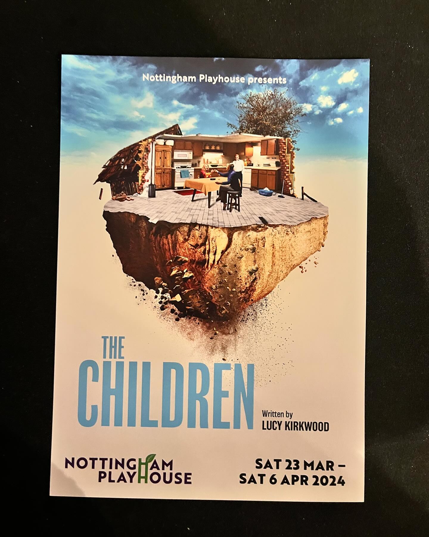 Break a leg @harkercaroline @clive.mantle.752 @sallydexteruk! Looking forward to hearing every word tonight @nottmplayhouse The Children!