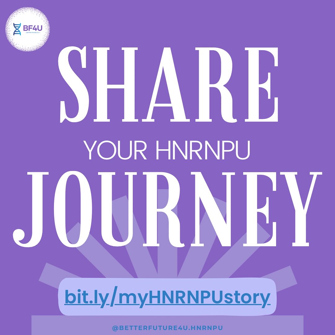 🌟 Share Your HNRNPU Journey 🌟
Your story matters. By sharing your family’s journey with HNRNPU, you can inspire and support others facing similar challenges. Together, we can raise awareness and make a difference in the lives of those affected by this rare neurodevelopmental disorder.
We have created an outline to make sharing your journey that much easier! Visit the link in our bio (under all links) or go to bit.ly/MyHNRNPUStory to check it out. Let’s unite and create a better future! 💜
.
.
.
#HNRNPU #PatientAdvocacy #ShareYourStory #BetterFuture4U #RareDisease #GeneticDisorder #CommunitySupport #BF4U #Rare #NeurodevelopmentalDisorder