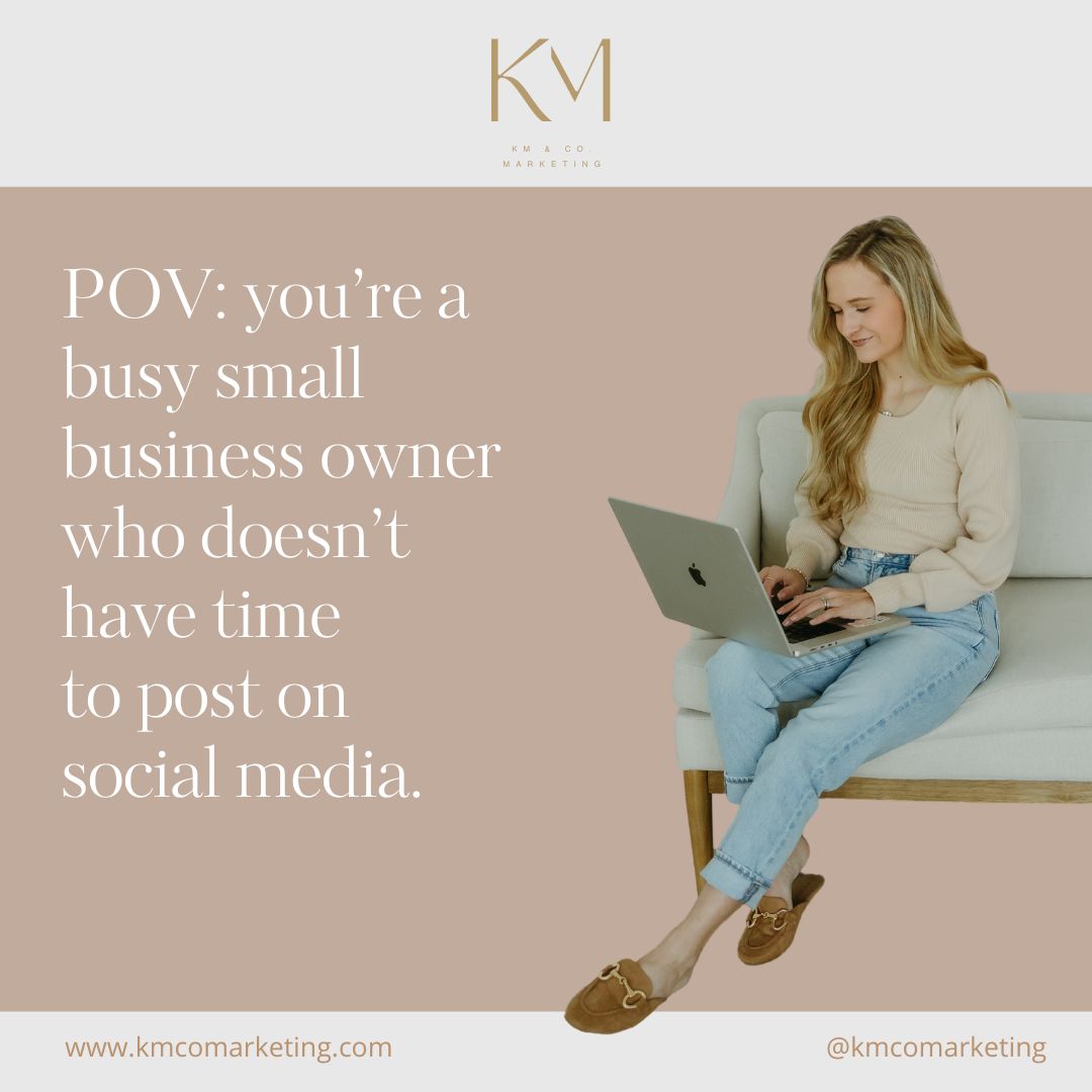 POV: you're a busy small business owner who doesn't have time to post on social media....but you know that in today's world, social media is a key component to helping your small business grow and succeed! 🤷♀️
Let's work together! Our shared goal is your success, and I'll be by your side to help light the way for your business to shine online. ✨ With my social media marketing, we will grow an active community of followers who want to connect with your brand, share their experiences, and become loyal to your products and services.
www.kmcomarketing.com
#socialmediamanagement #socialmedia #socialmediamarketing #kmcomarketing #socialmediahelp #smallbusinessowner #smallbusinesstips #socialmediamarketingagency #marketing #digitalstrategy
