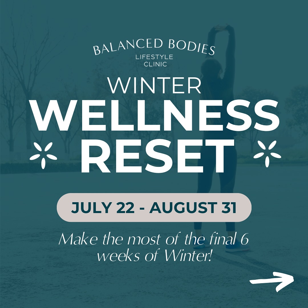 Join us in our Winter Wellness Reset starting next Monday 22nd of July !
6 weeks left of winter, 6 weeks of moving and eating well to feel our best through the toughest part of the year! ❄️🥶
Call reception on 8969 6300 to sign up 🌟
