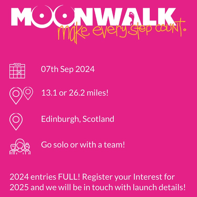 Today is the day the lovely Polly does The Moonwalk in Scotland! 👙🌚
Walking 26.2 miles over night in their bras to raise money and awareness for Breast Cancer!
Huge good luck to Polly, we hope your feet are ready for this!
And for anyone wanting Polly for this great cause, her sponsor link is in our bio!
#breastcancer #walkthewalk #moonwalk